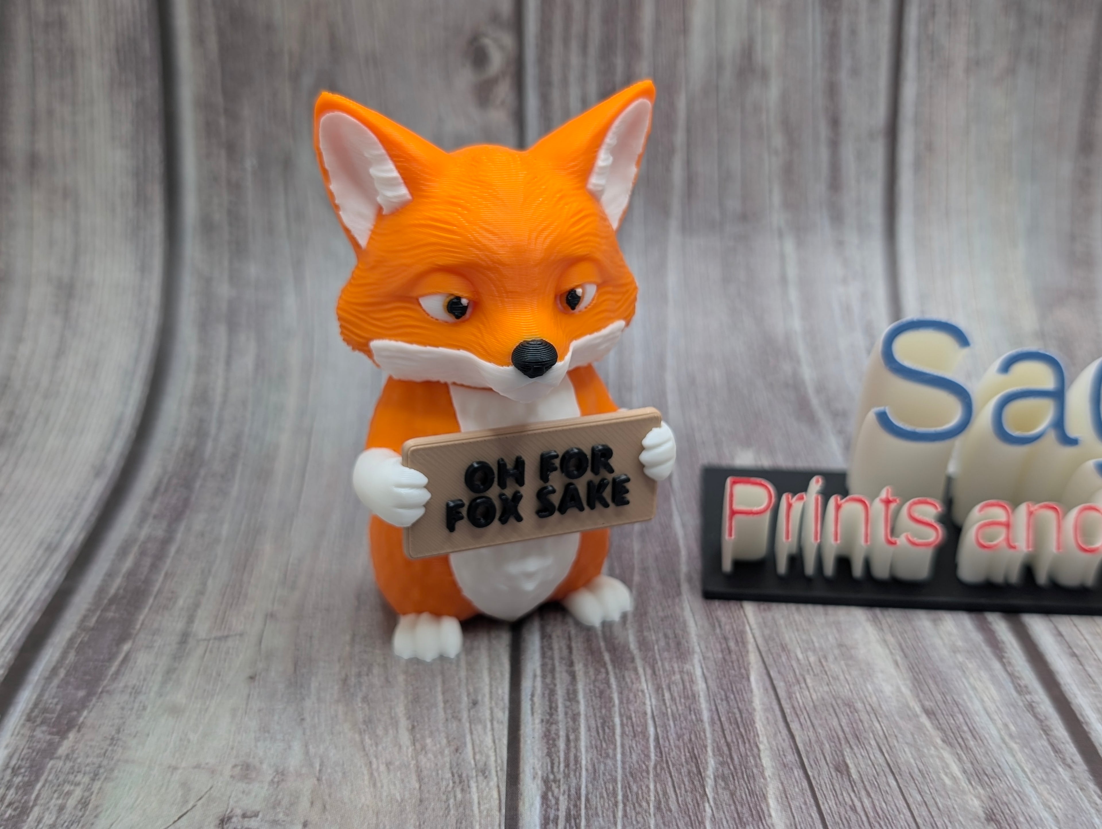 3D Printed Animals with Attitude | Funny Desk or Shelf Decor