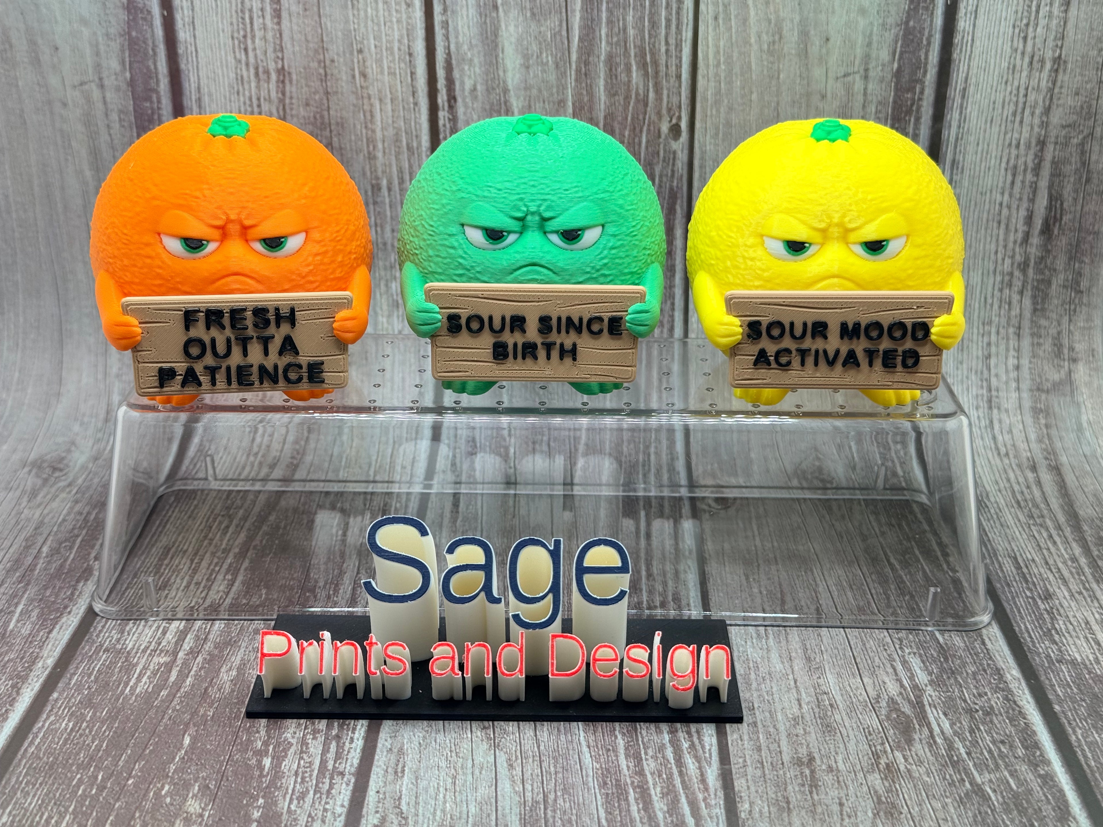 Fruit with Attitude | Funny and Sassy Fruit Decor