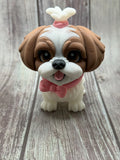 Articulated Mini Shih Tzu | 3D Printed Flexi Dog | Cute Shih Tzu Figurine | Movable Puppy Desk Pet