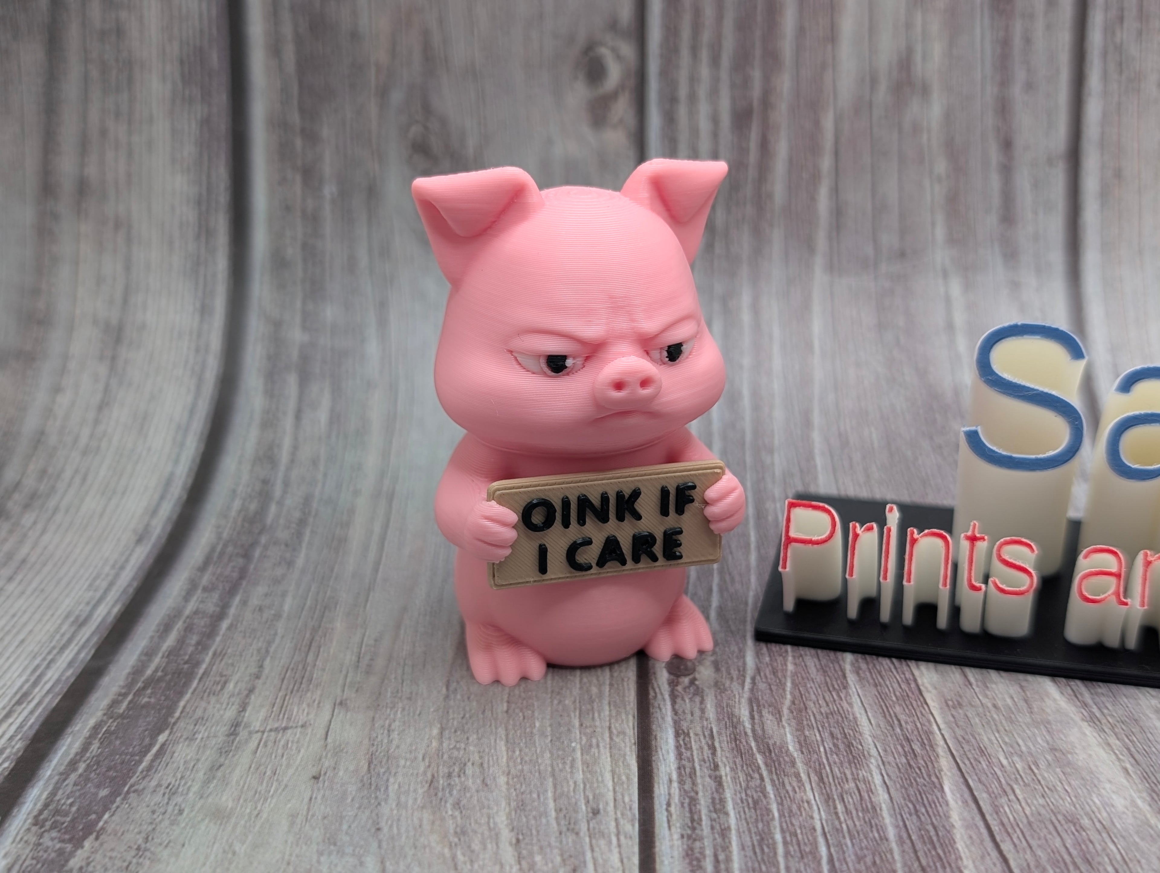 3D Printed Animals with Attitude | Funny Desk or Shelf Decor