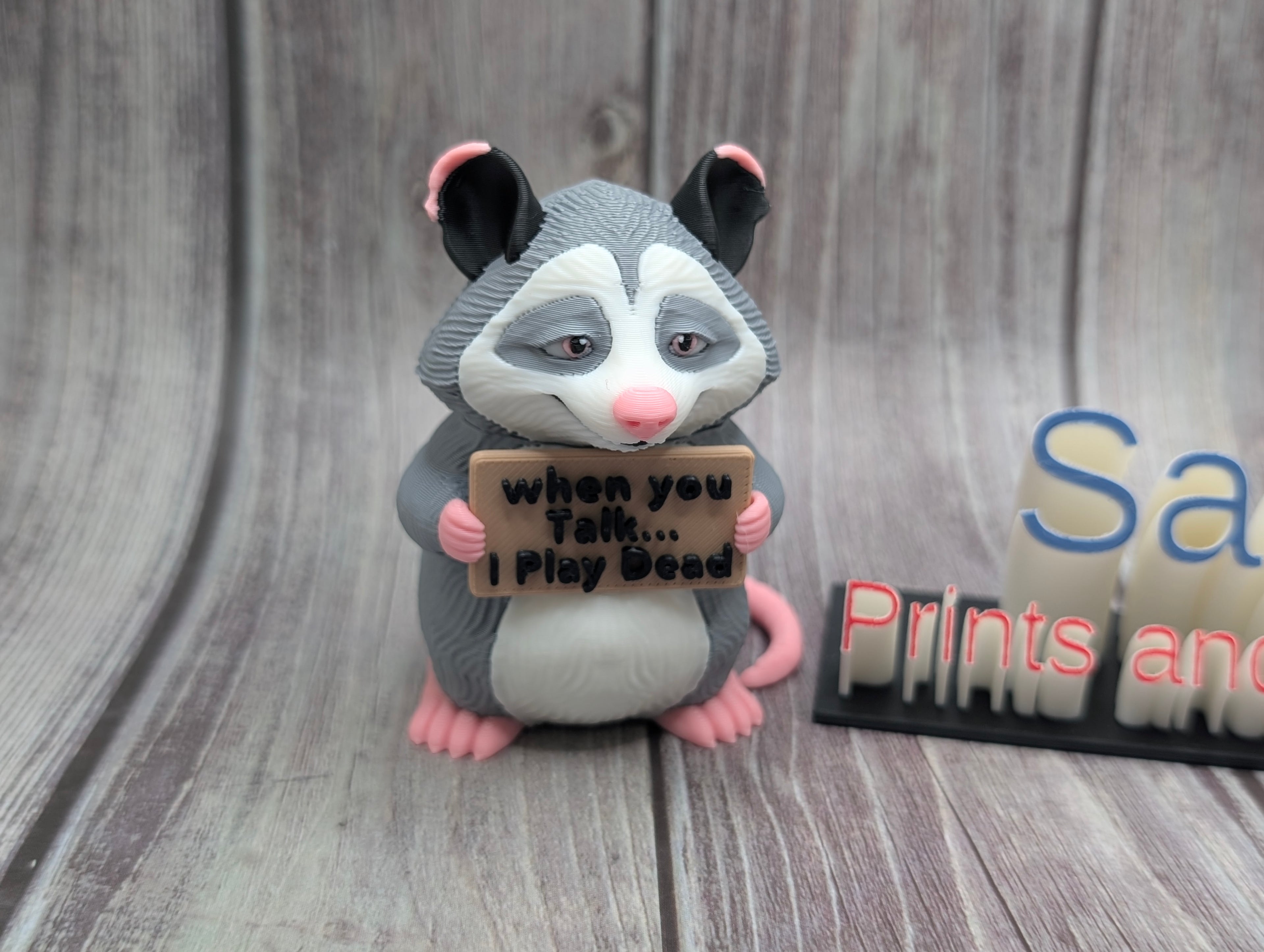 3D Printed Animals with Attitude | Funny Desk or Shelf Decor