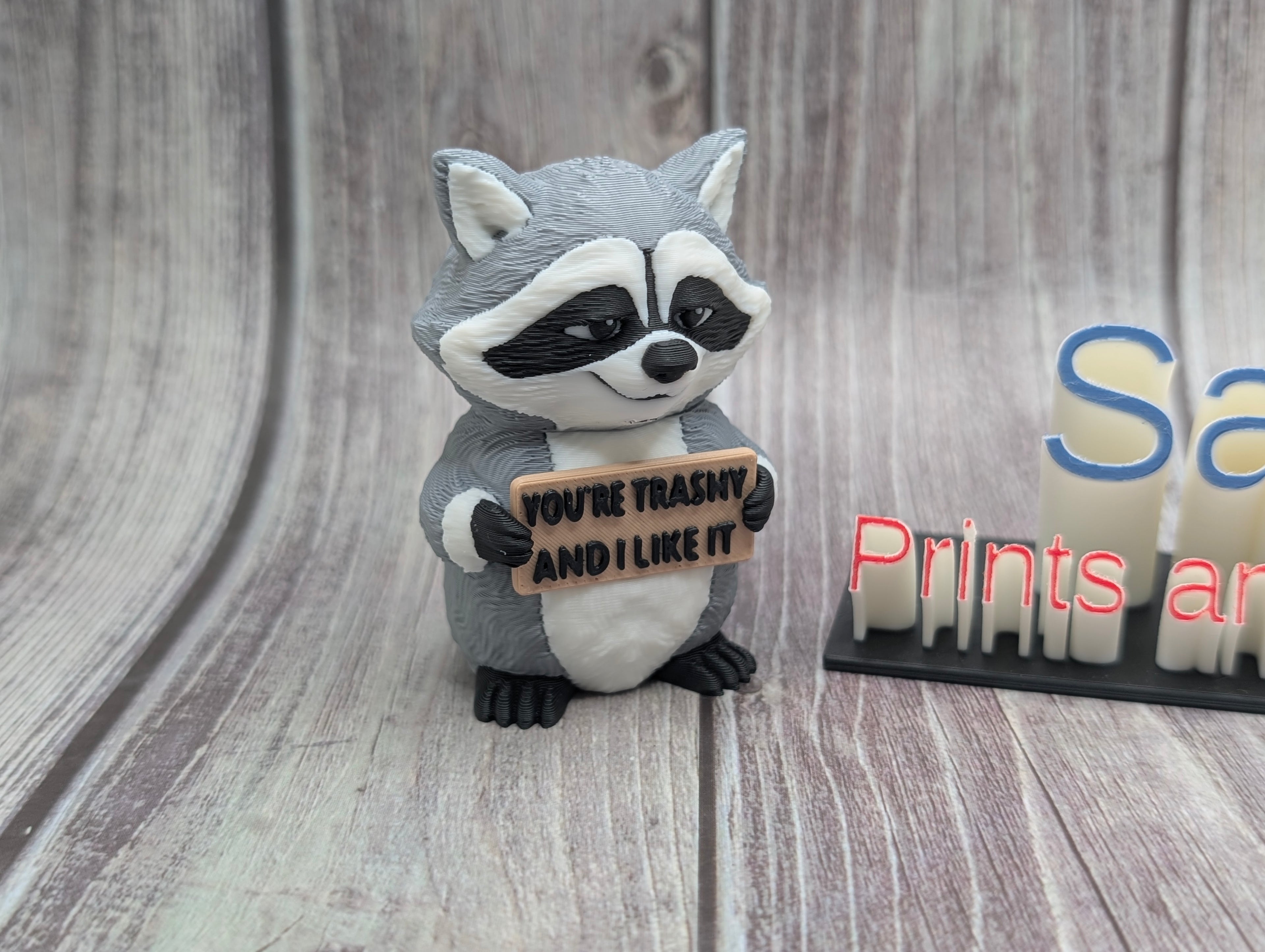 3D Printed Animals with Attitude | Funny Desk or Shelf Decor