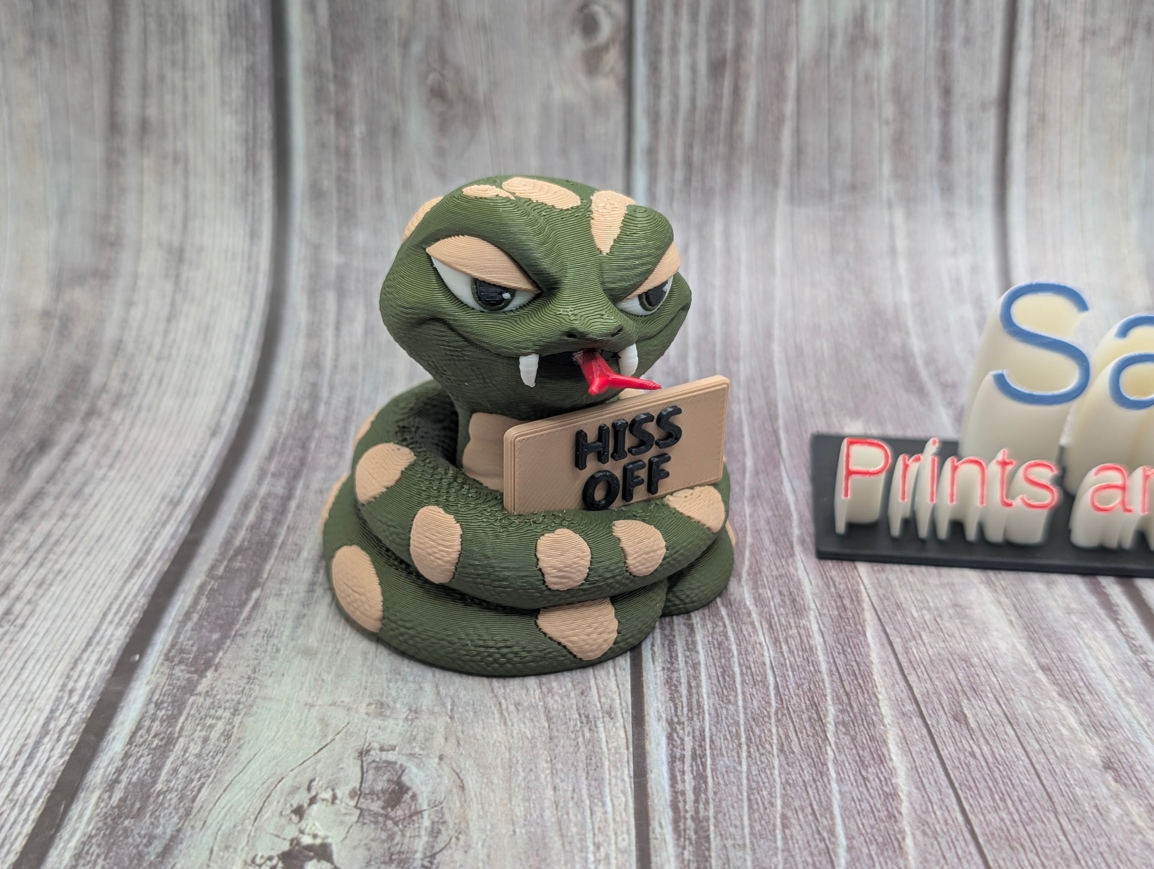 3D Printed Animals with Attitude | Funny Desk or Shelf Decor