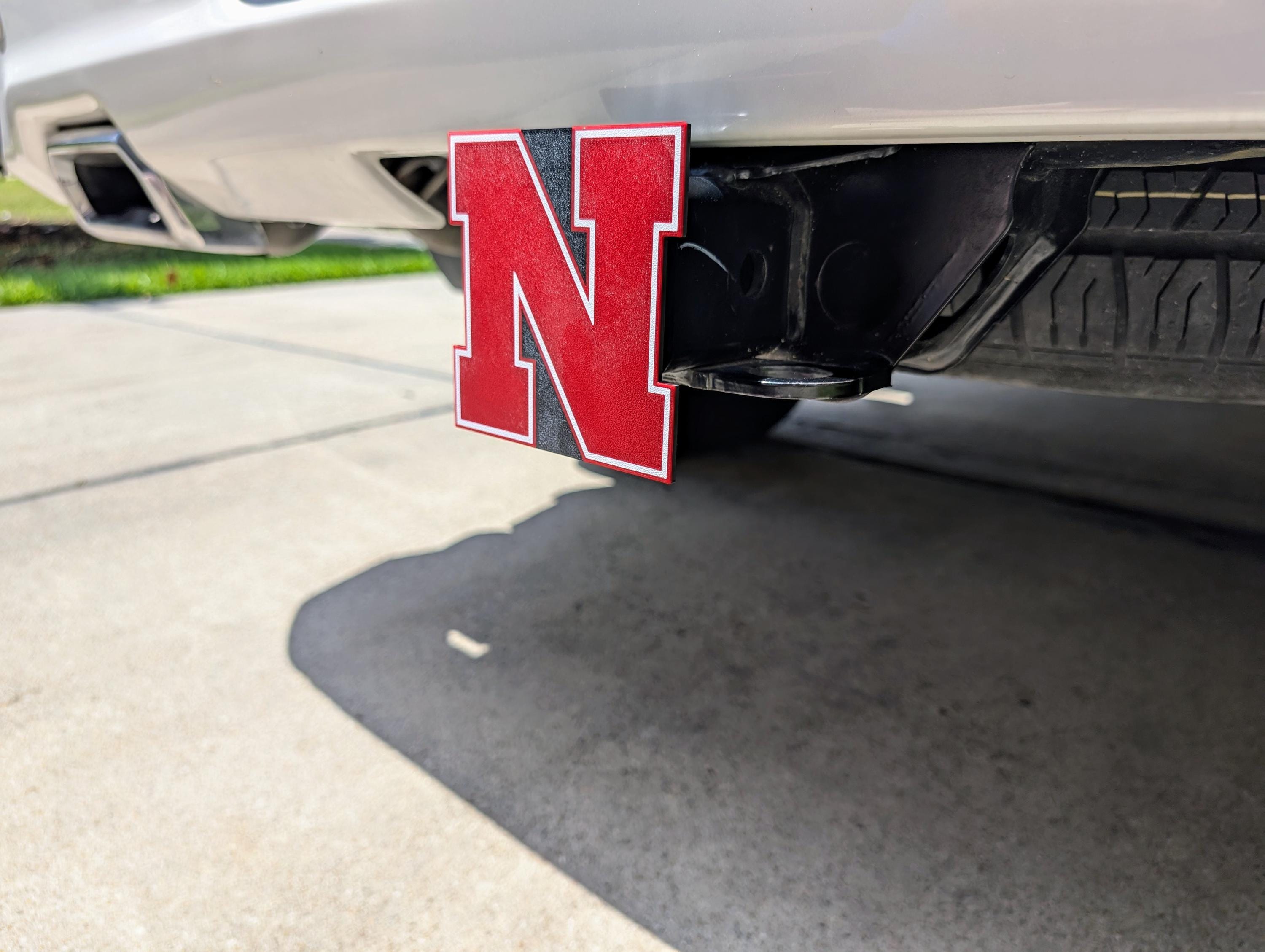 NEB Trailer Hitch Cover with Pin: Truck & SUV Accessory