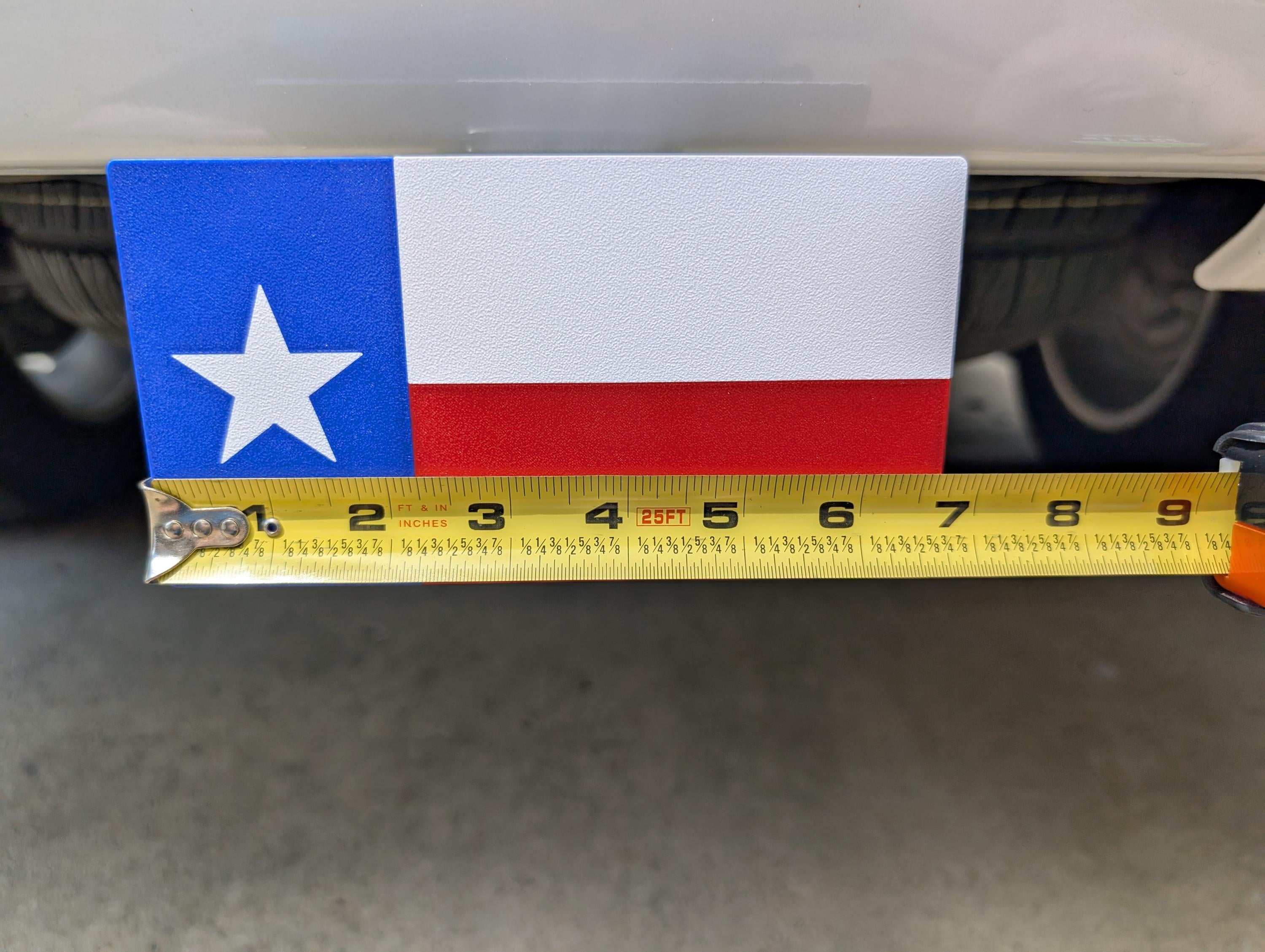 Texas Flag Trailer Hitch Cover with Pin: Truck & SUV Accessory