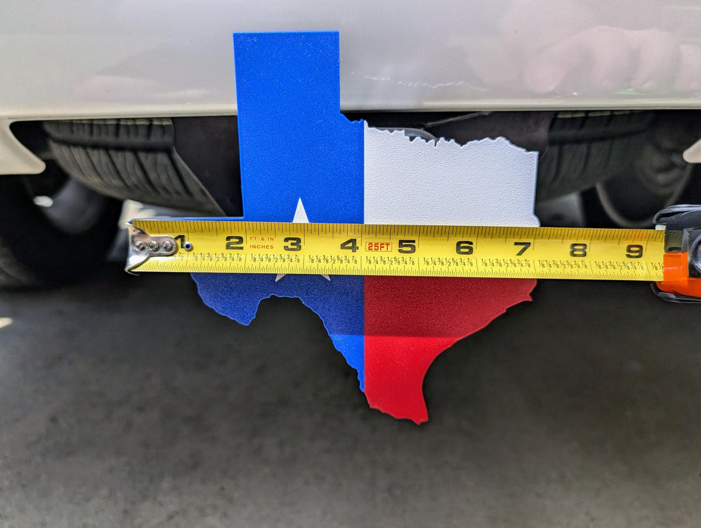 State of Texas Trailer Hitch Cover with Pin: Truck & SUV Accessory