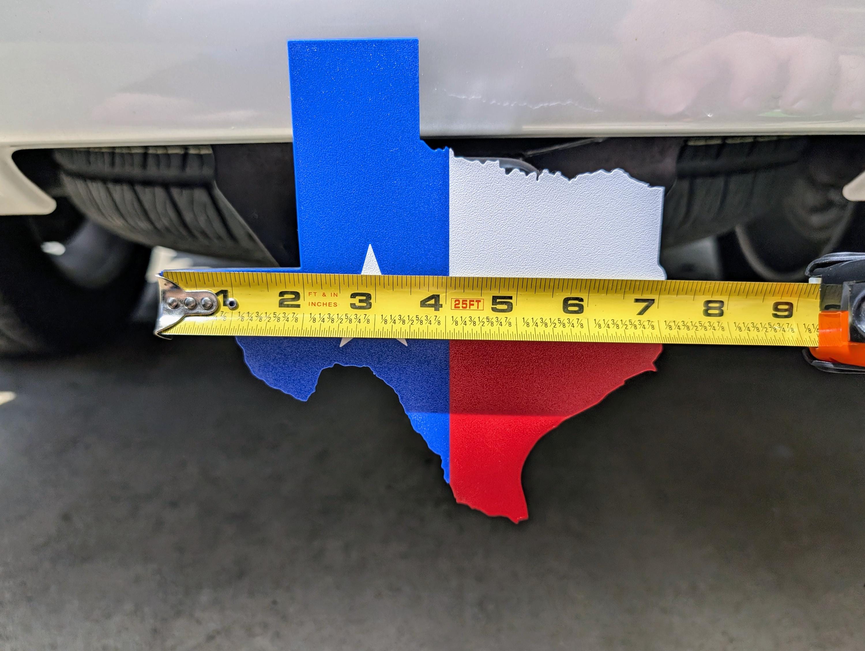 State of Texas Trailer Hitch Cover with Pin: Truck & SUV Accessory