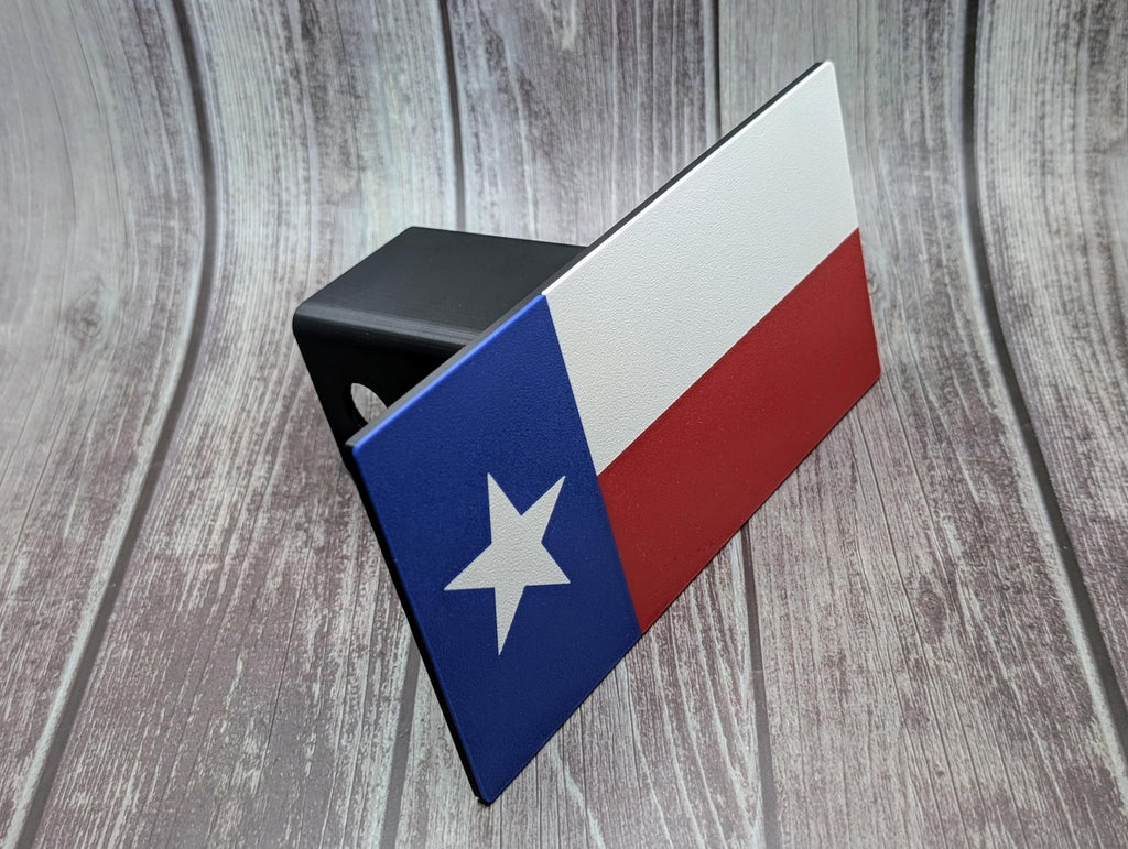Texas Flag Trailer Hitch Cover with Pin: Truck & SUV Accessory