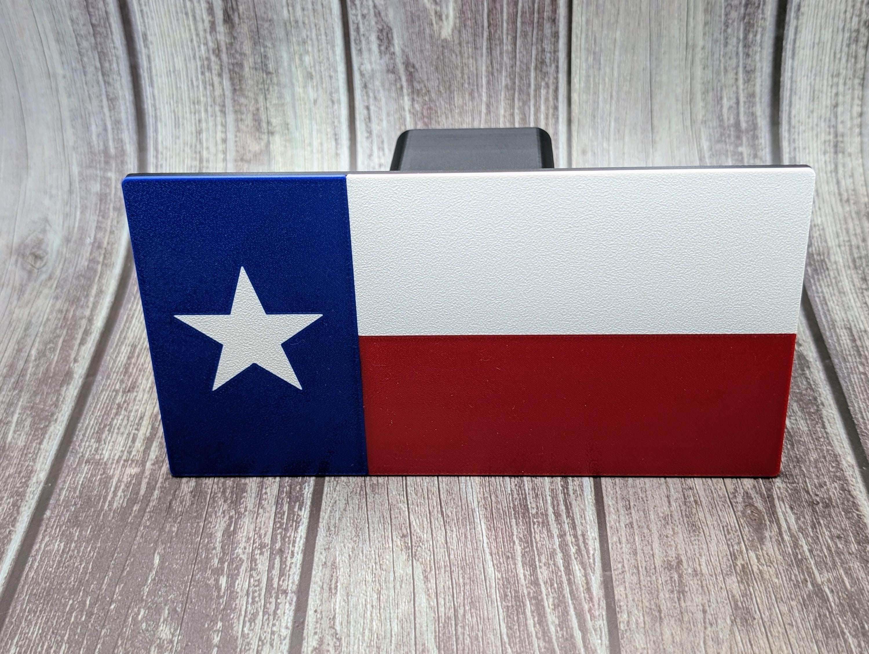 Texas Flag Trailer Hitch Cover with Pin: Truck & SUV Accessory