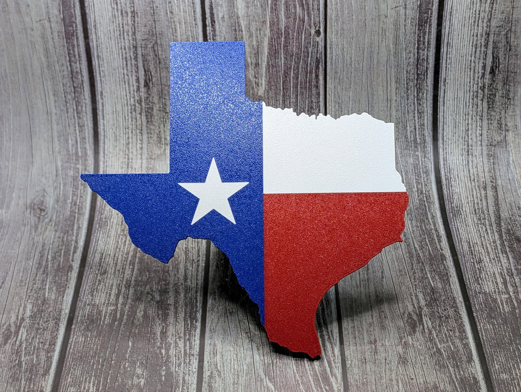 State of Texas Trailer Hitch Cover with Pin: Truck & SUV Accessory