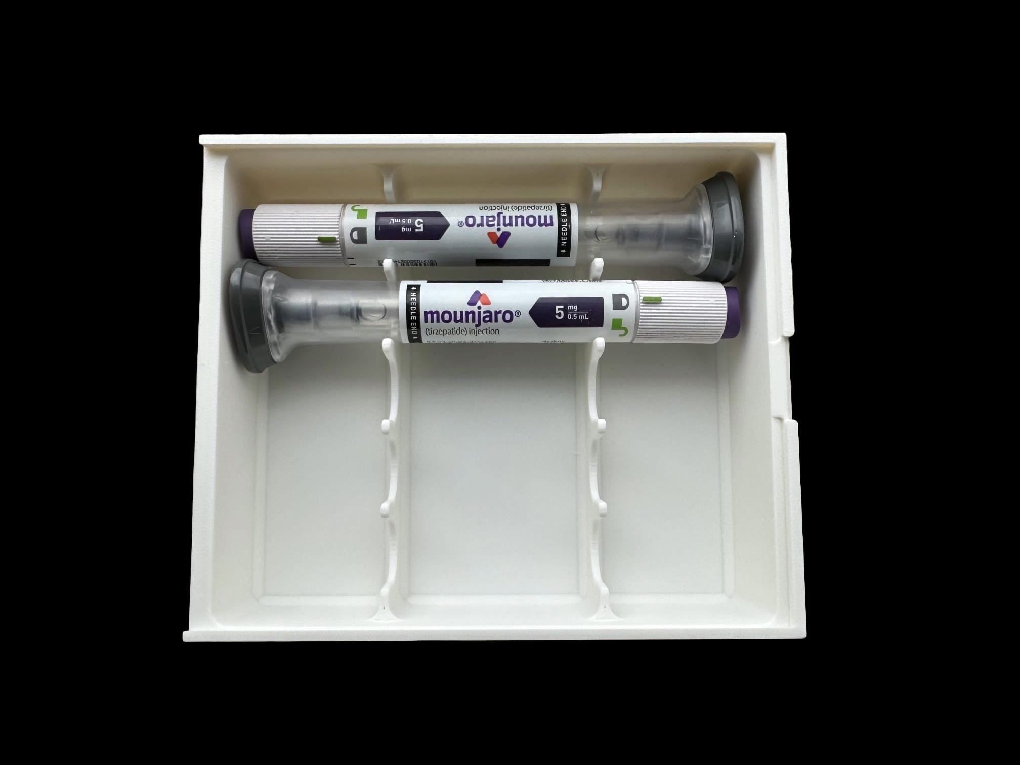 Zepbound/Mounjaro Compact 5 Dose Storage Box | Custom Injection Pen Organizer Case