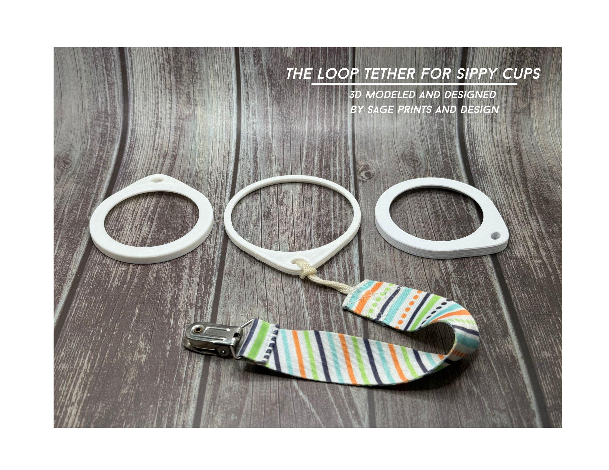 The Loop Tether for Sippy Cups – Durable Baby Cup Drink Accessory for Toddlers