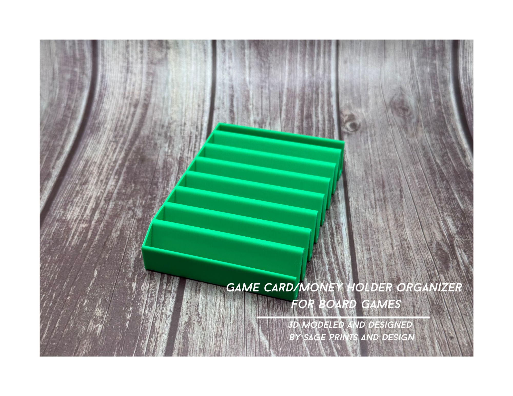 Board Game Card & Money Organizer