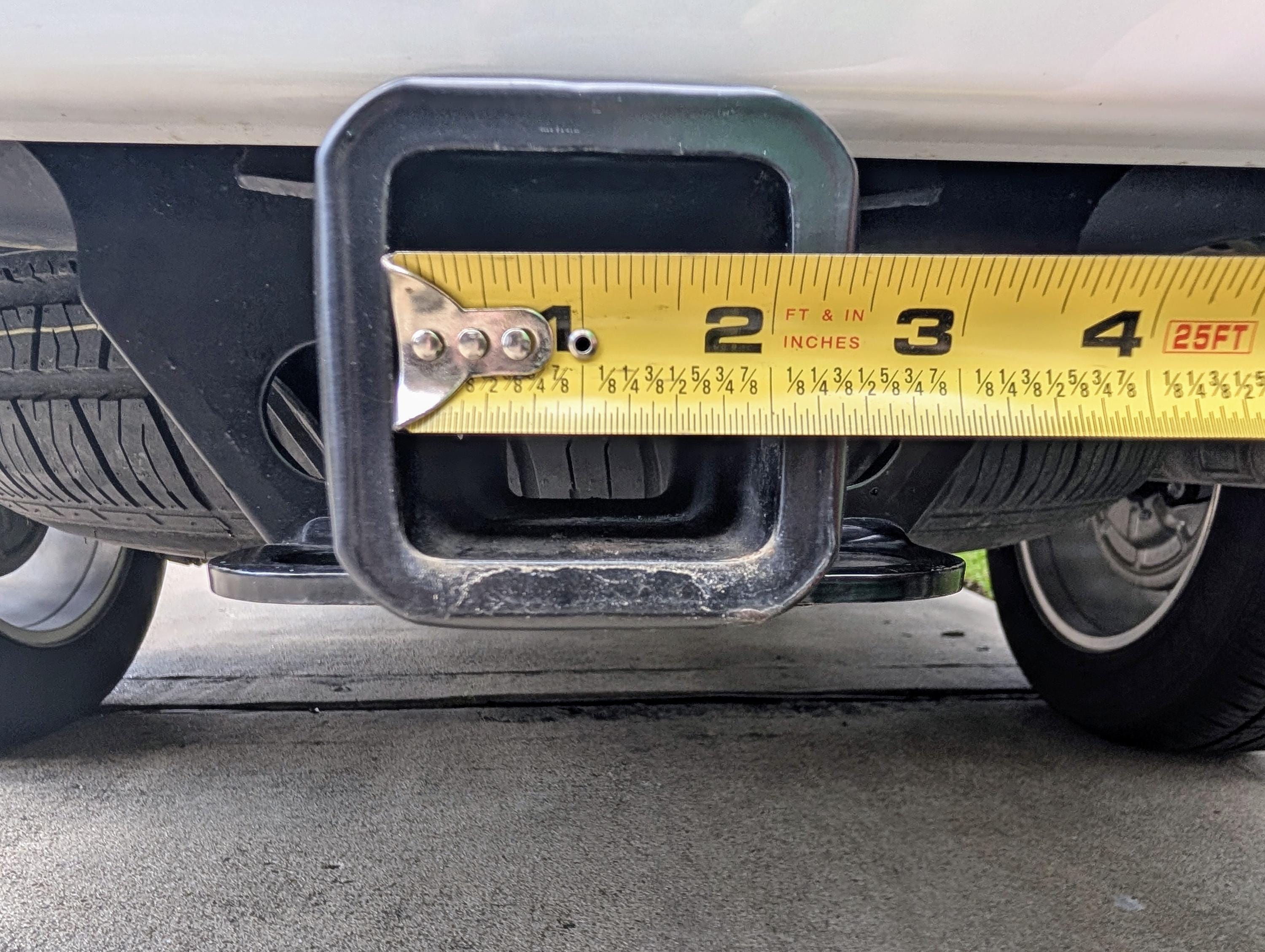 Thin Blue Line USA Flag 3D Printed Trailer Hitch