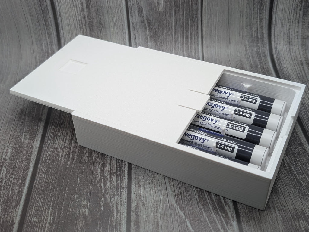 Weekly Dose Storage Box for Wegovy | Custom Injection Pen Organizer Case