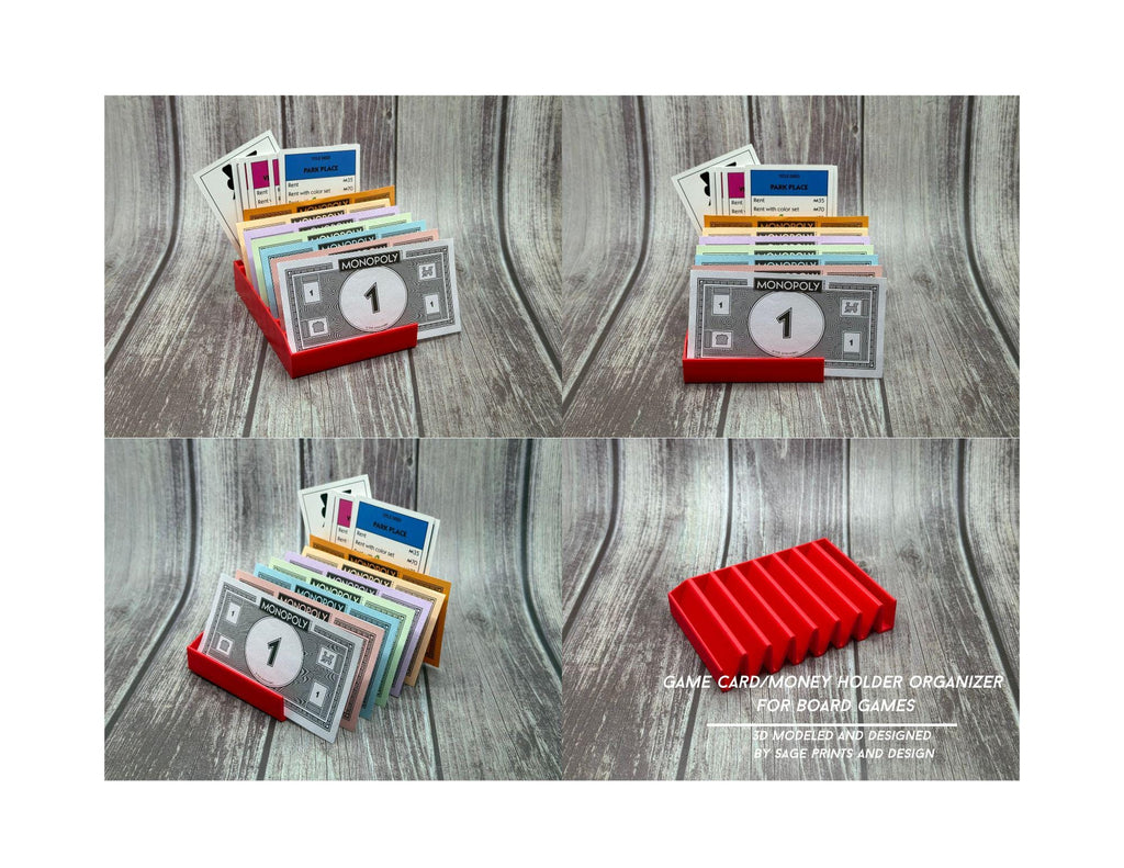 Board Game Card & Money Organizer