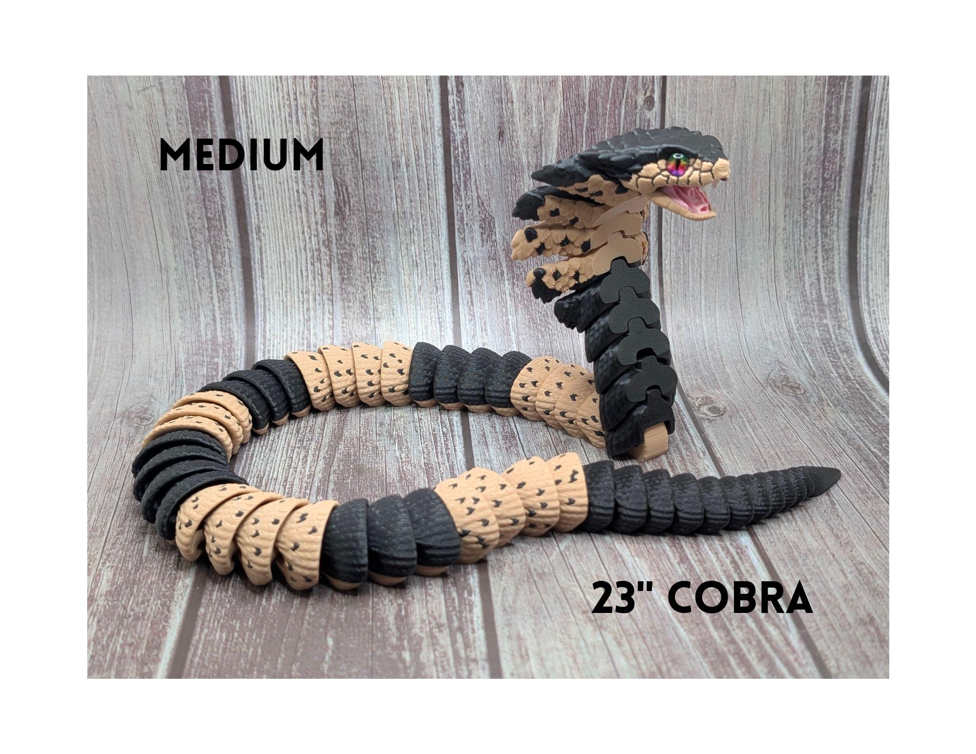Articulated Cobra w/stand - 3D Printed