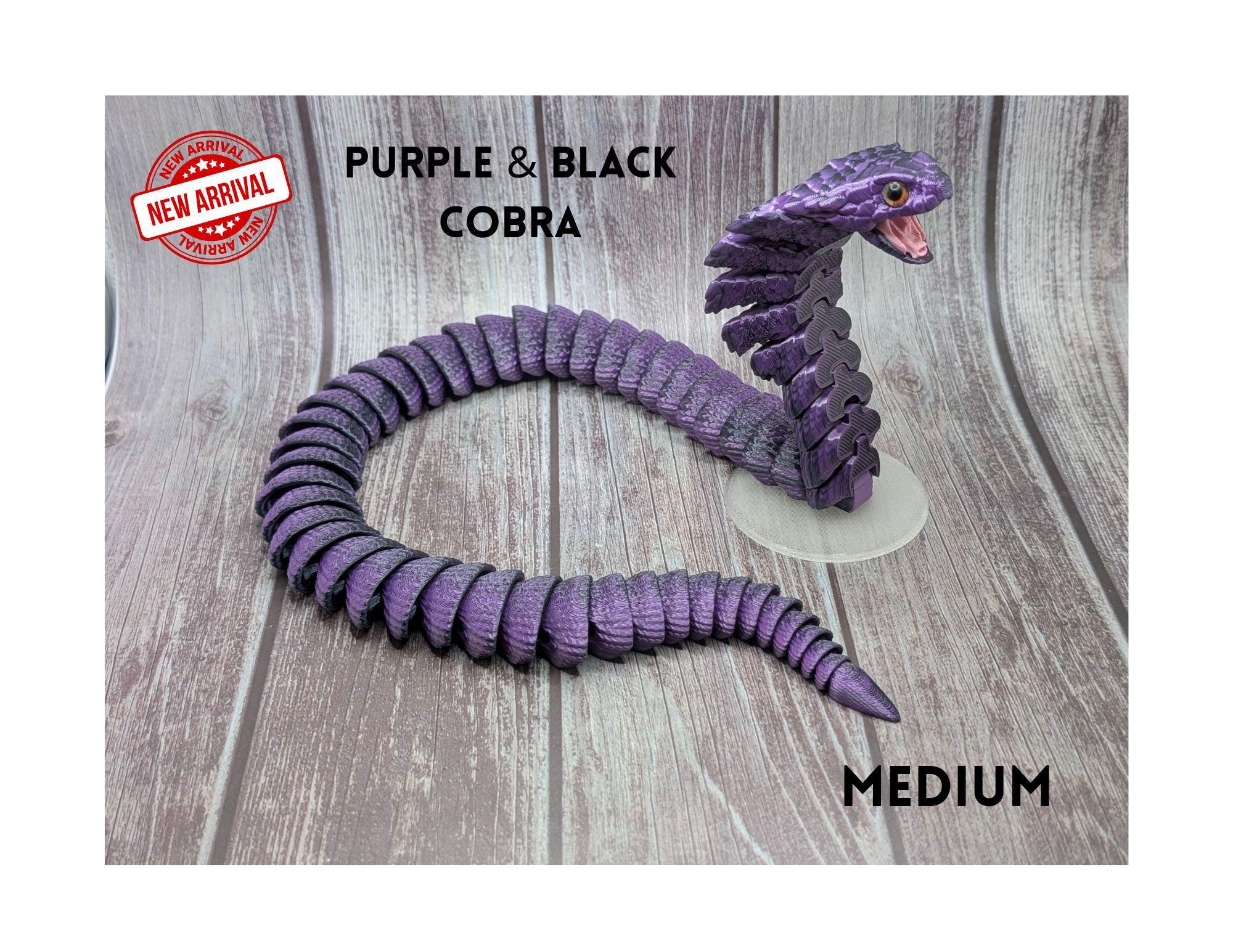 Articulated Cobra w/stand - 3D Printed