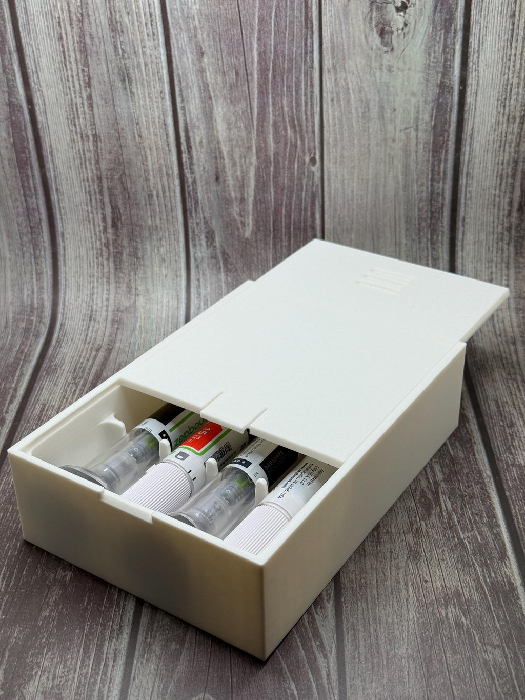 Zepbound/Mounjaro Compact 4 Dose Storage Box | Custom Injection Pen Organizer Case