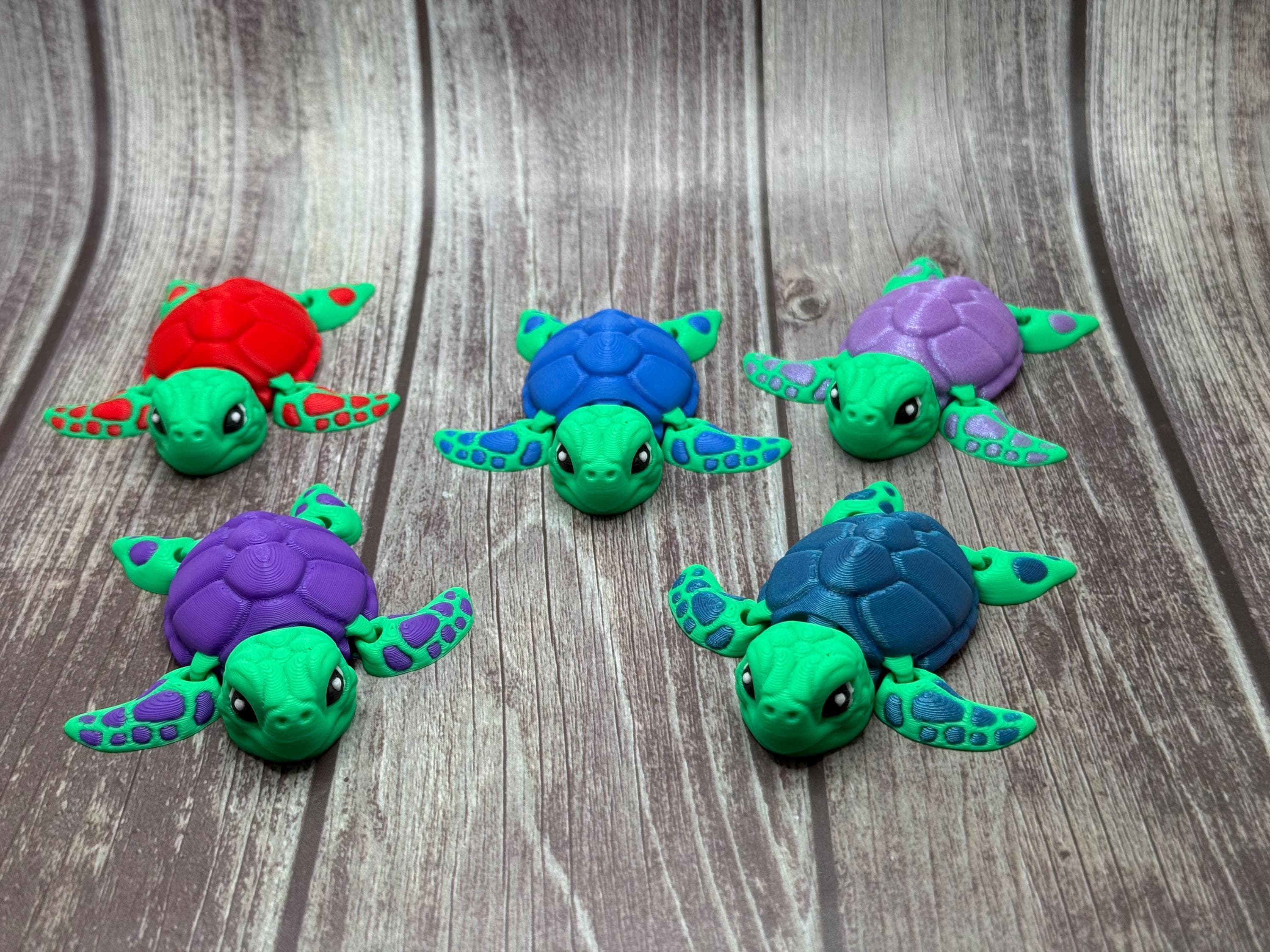Articulated Reptile Chibi style, 3D Printed