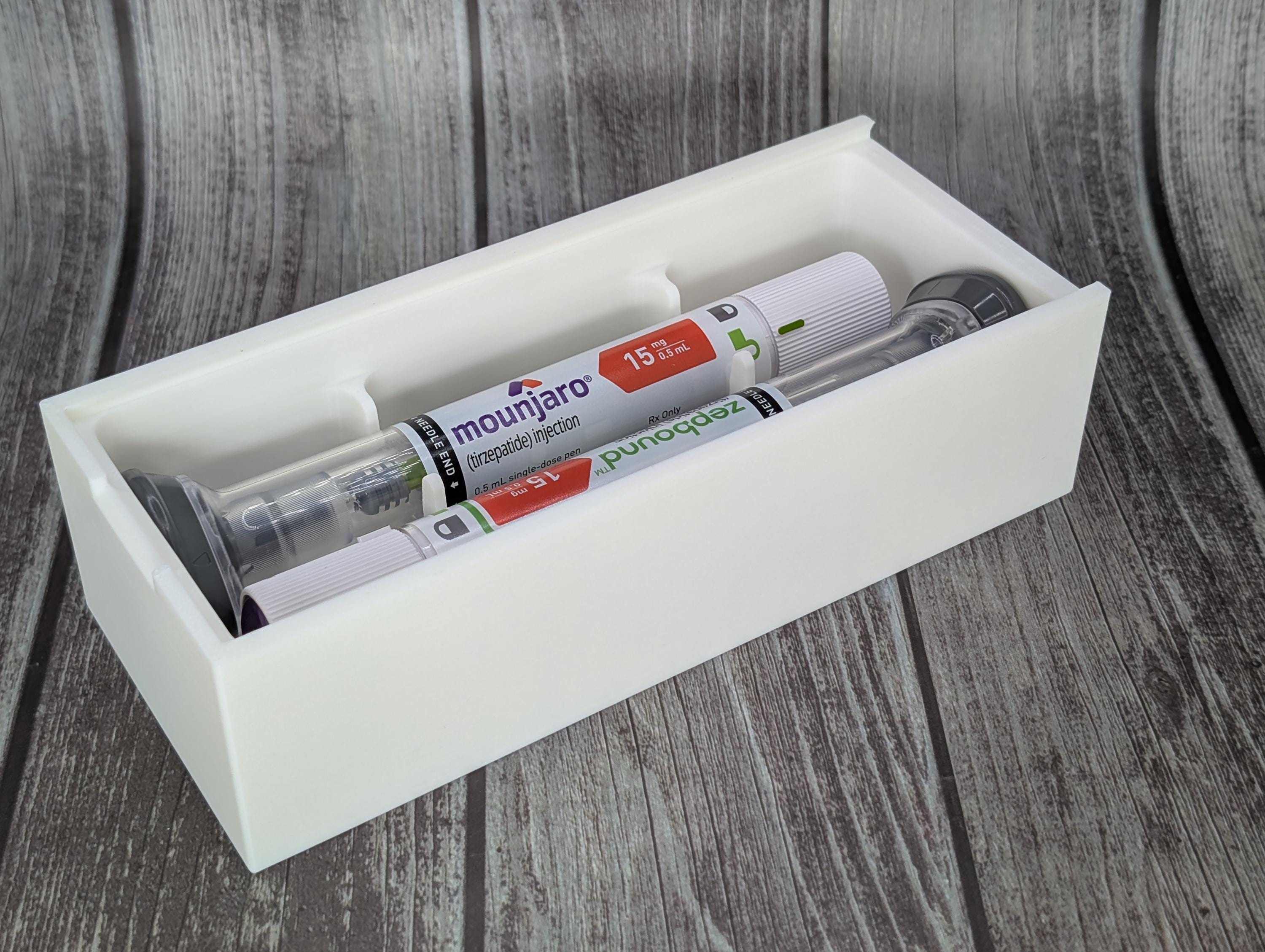 Compact 2 Dose Storage Box for Zepbound/Mounjaro