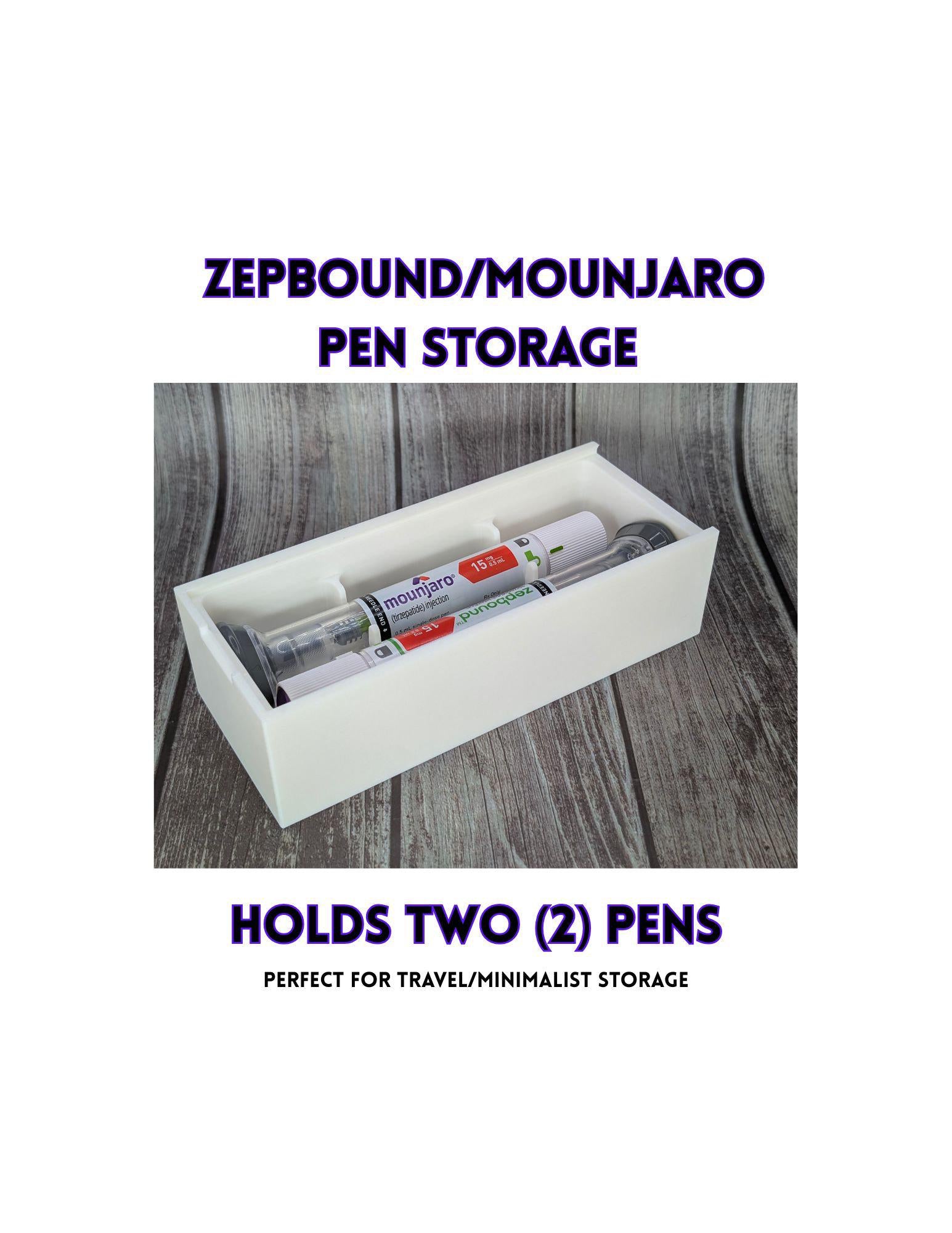 Compact 2 Dose Storage Box for Zepbound/Mounjaro