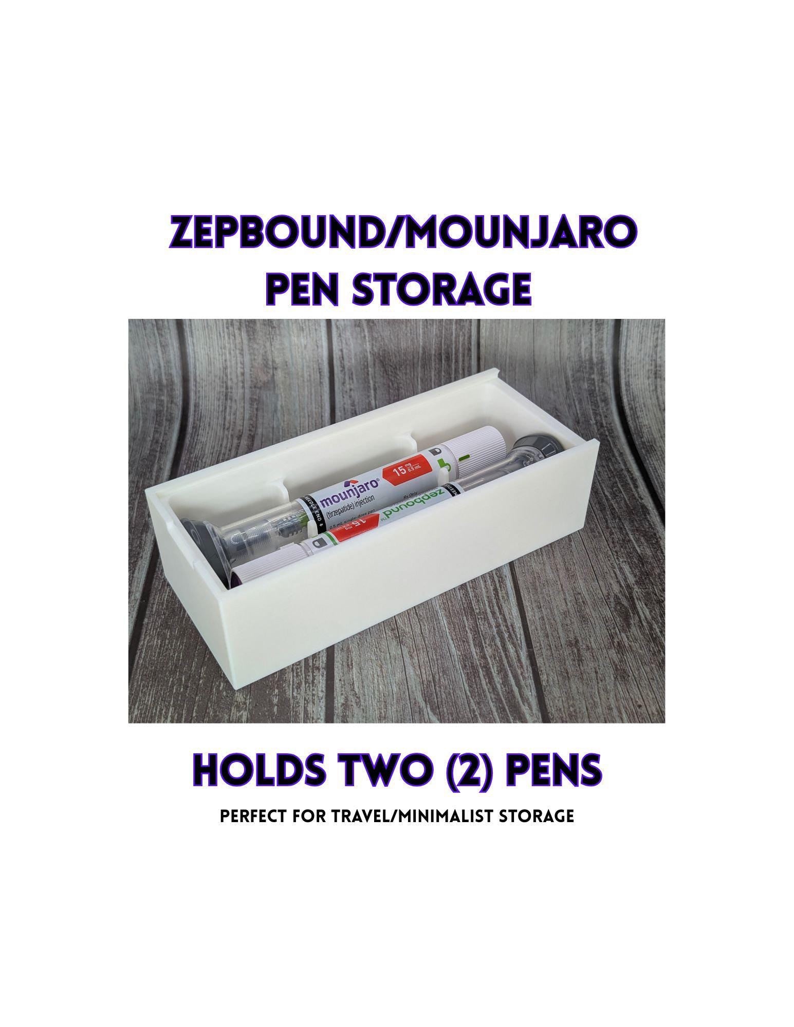 Compact 2 Dose Storage Box for Zepbound/Mounjaro