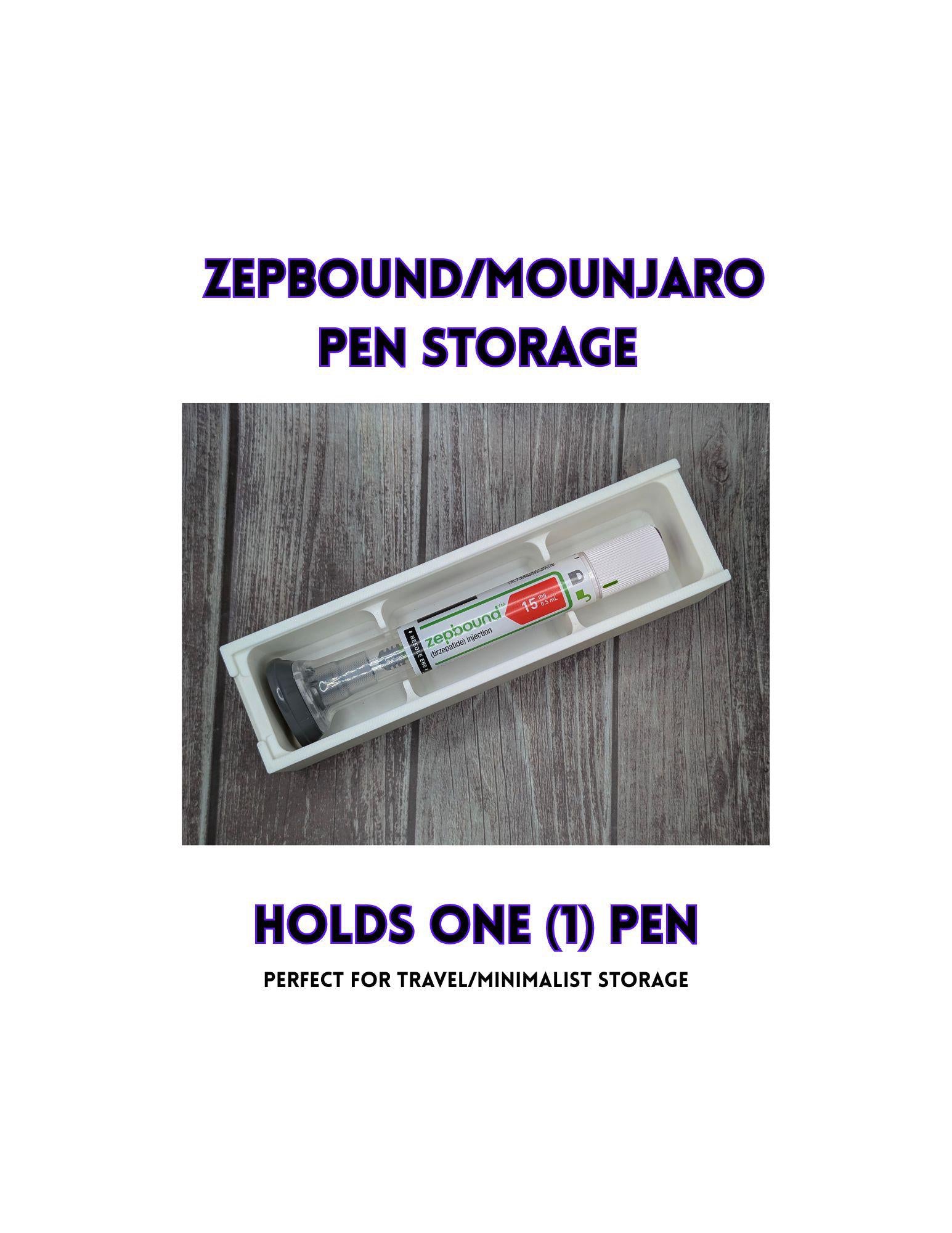 Compact One (1) pen Storage Box for Zepbound/Mounjaro