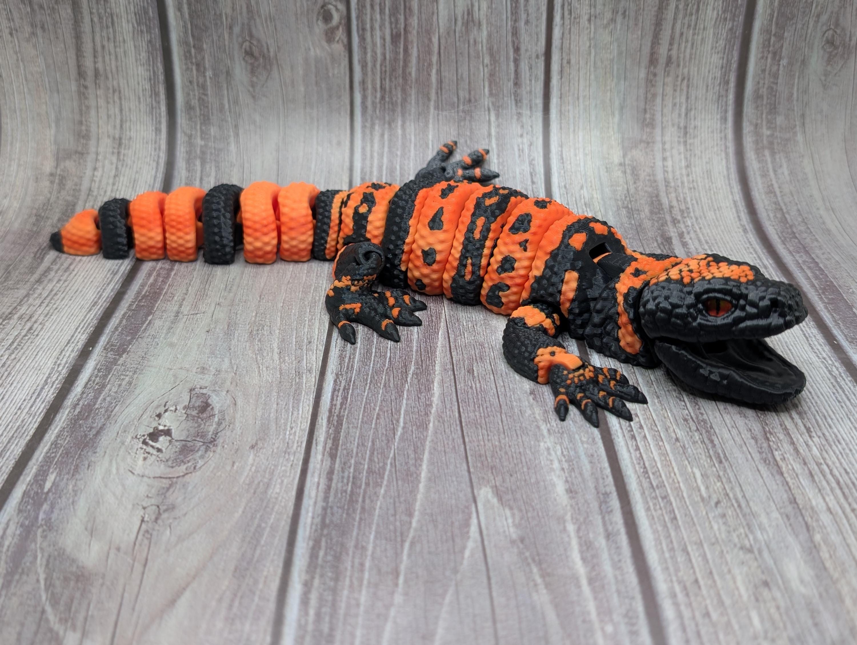 Articulated Gila Monster - 3D printed