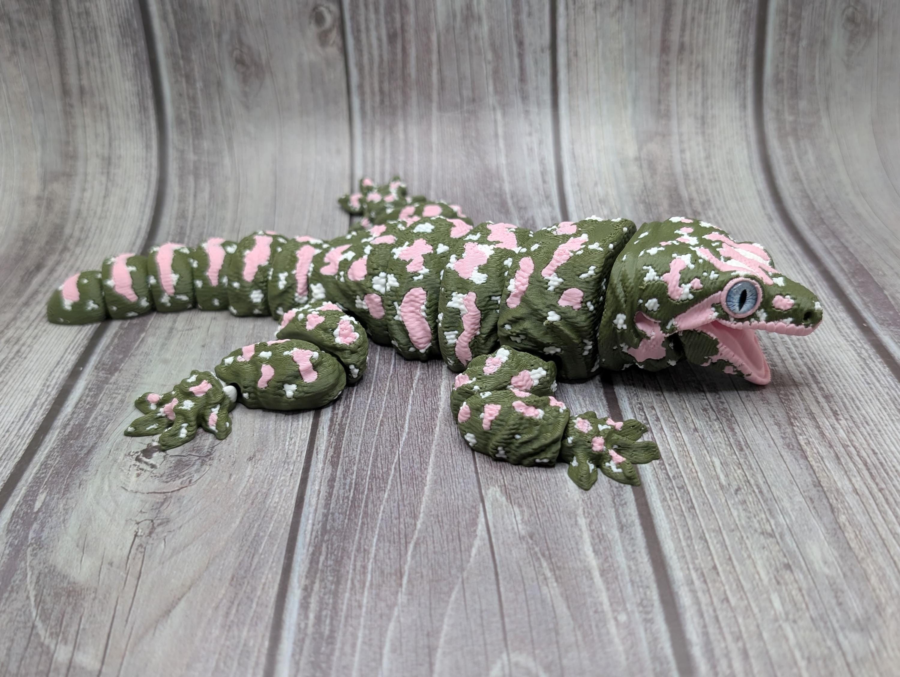 Articulated Leachie Gecko - 3D Printed