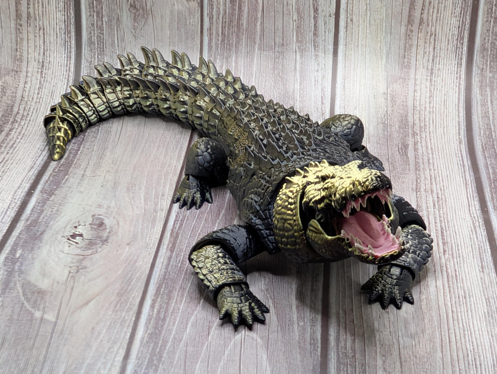Articulated Saltwater Crocodile - 3D printed