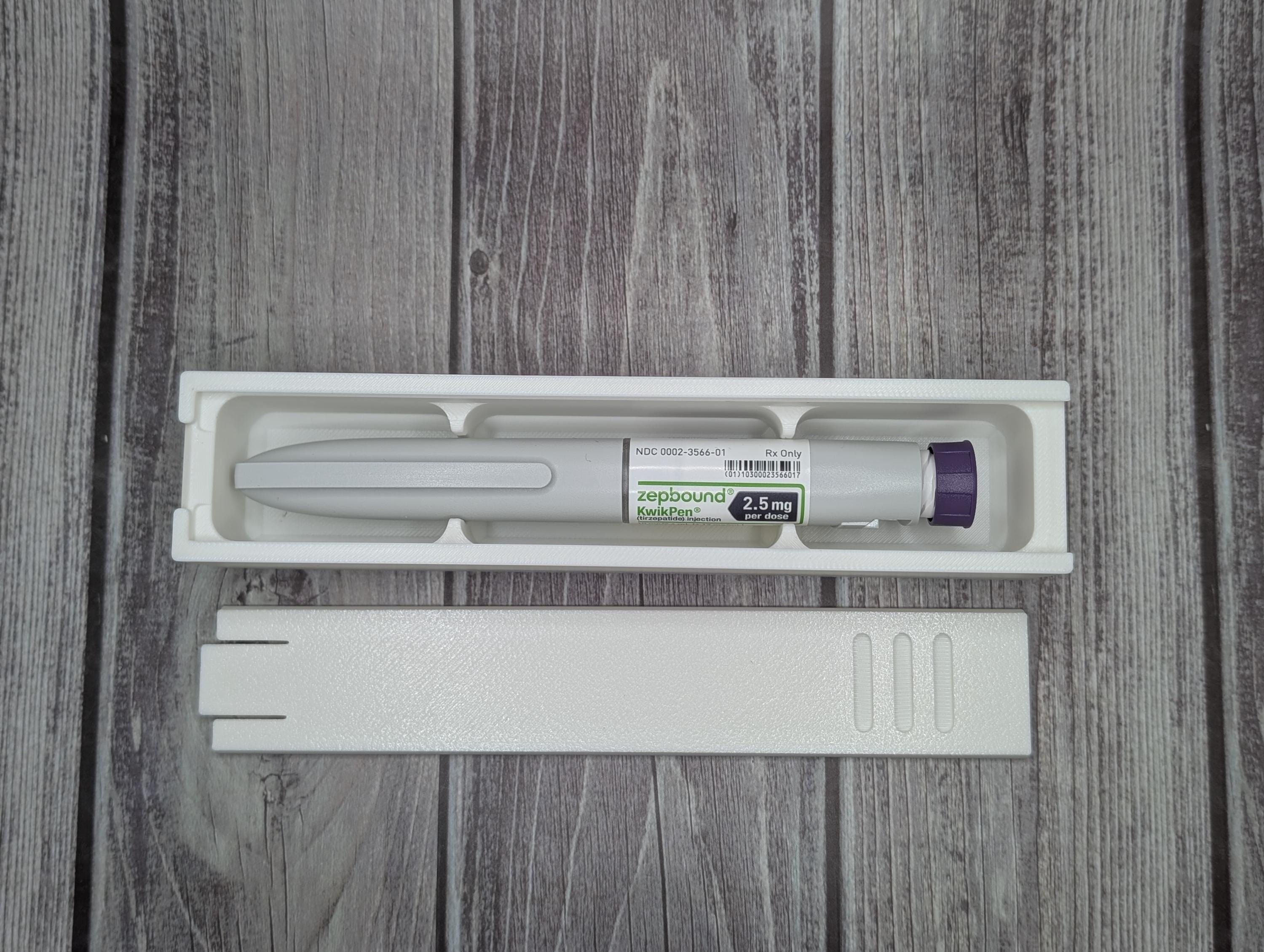 KWIKPEN Compact One (1) pen Storage Box for Zepbound/Mounjaro