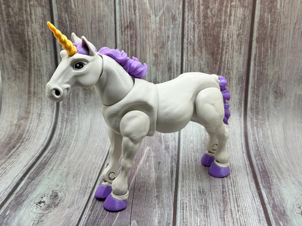 Articulated Unicorn Figurine - 3D Printed