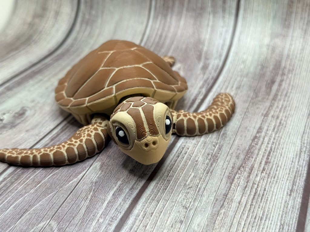 Articulated Sea Turtle - 3D printed