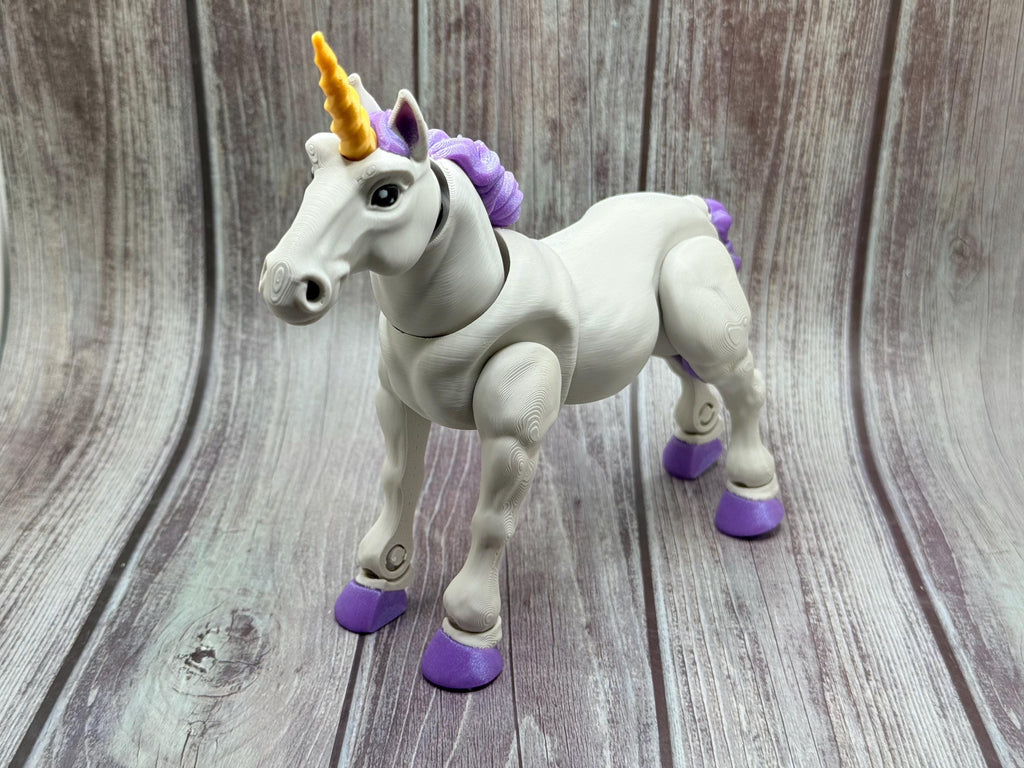 Articulated Unicorn Figurine - 3D Printed