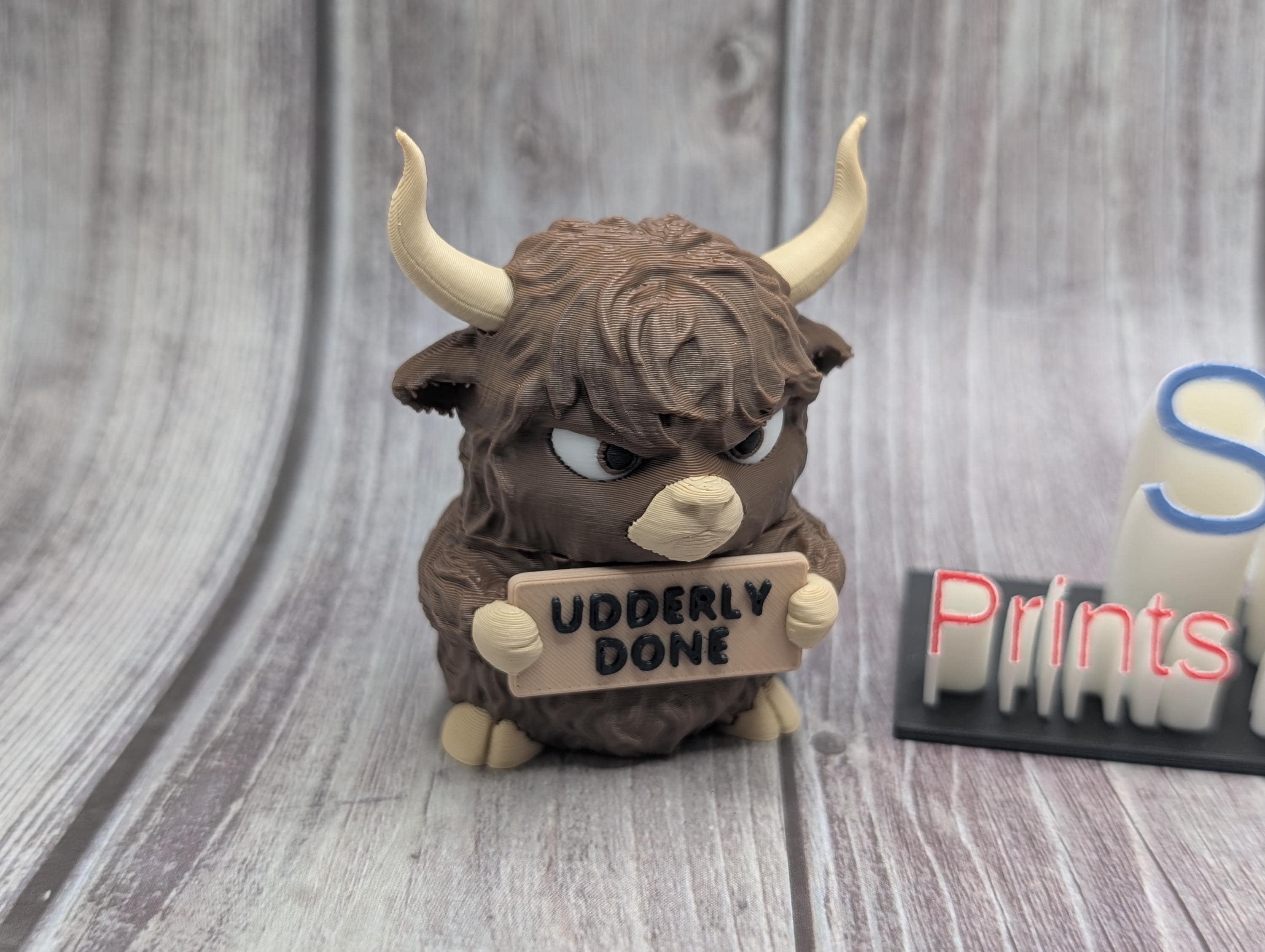 3D Printed Animals with Attitude | Funny Desk or Shelf Decor