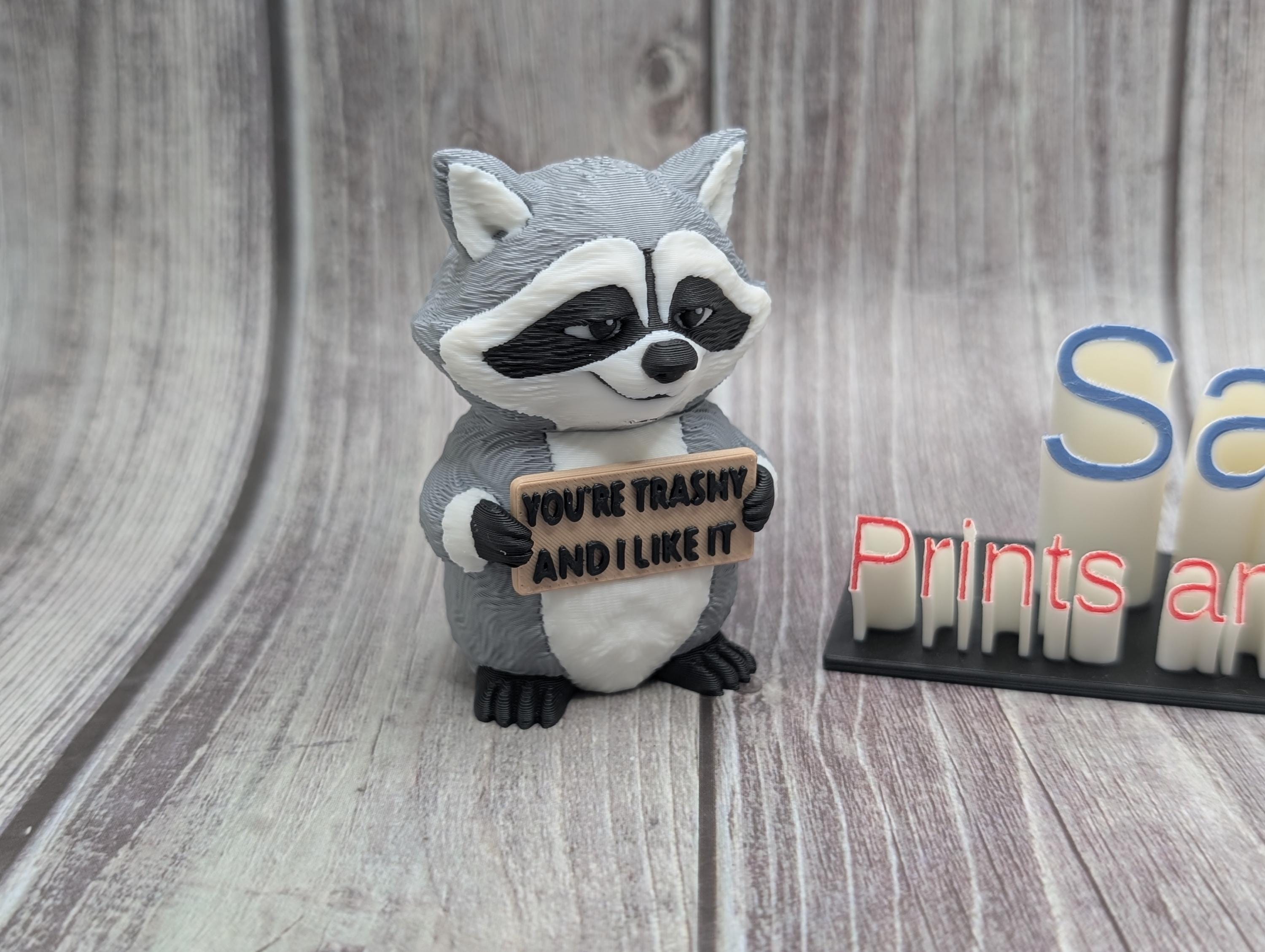 3D Printed Animals with Attitude | Funny Desk or Shelf Decor