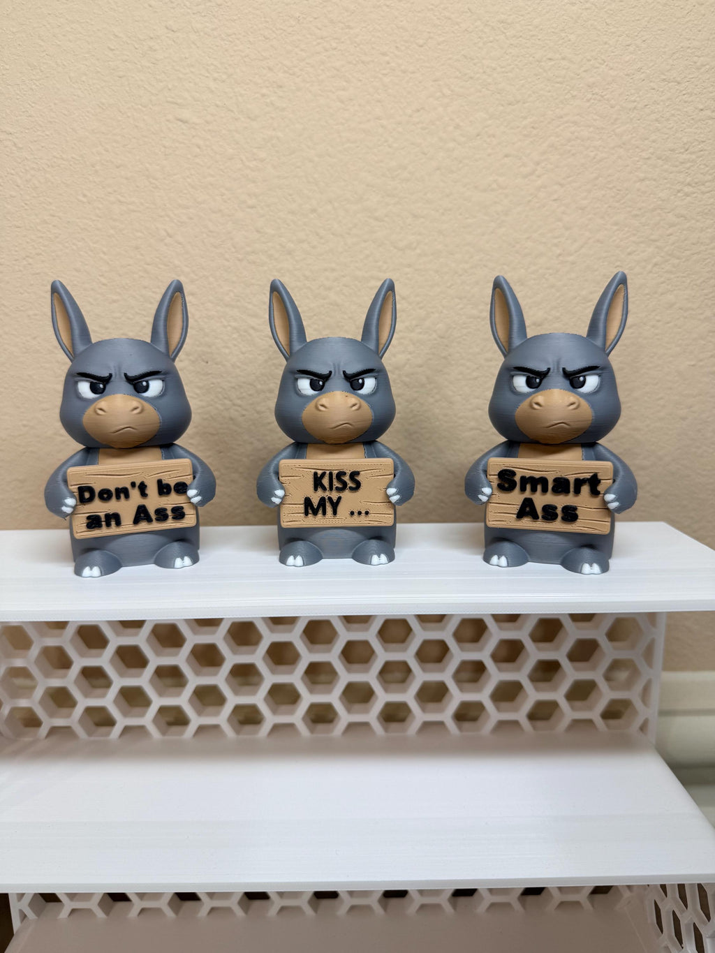 Sassy Donkey 3D Print – Funny Desk Decor Statement Piece