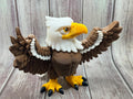 Articulated Eagle 3D Printed | Poseable Bald Eagle Figure | Patriotic Decor