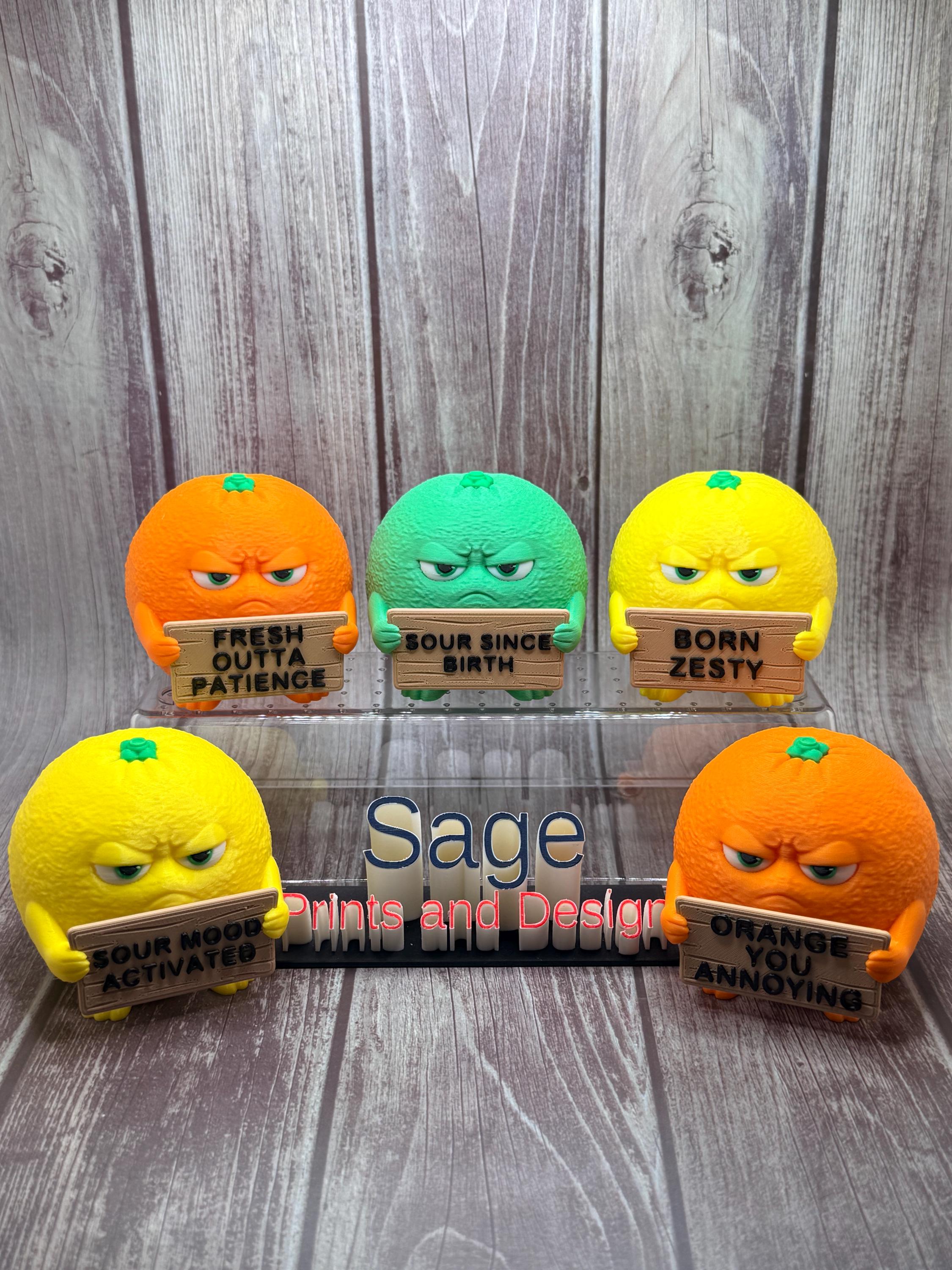 Fruit with Attitude | Funny and Sassy Fruit Decor