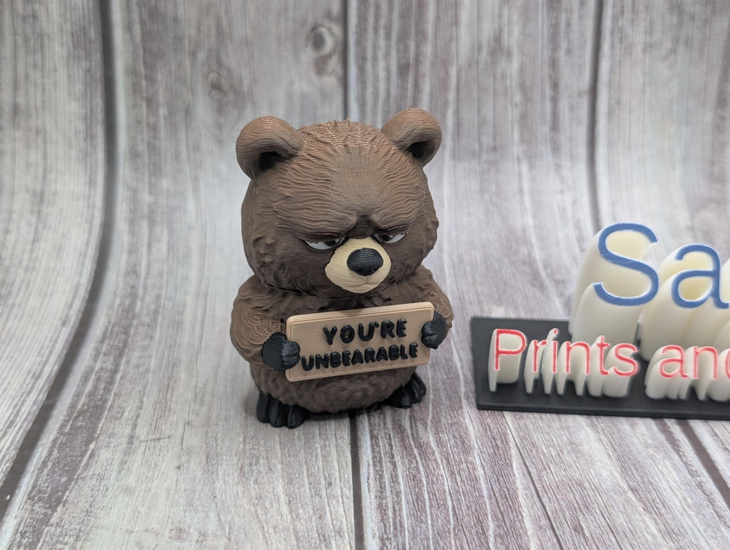 3D Printed Animals with Attitude | Funny Desk or Shelf Decor