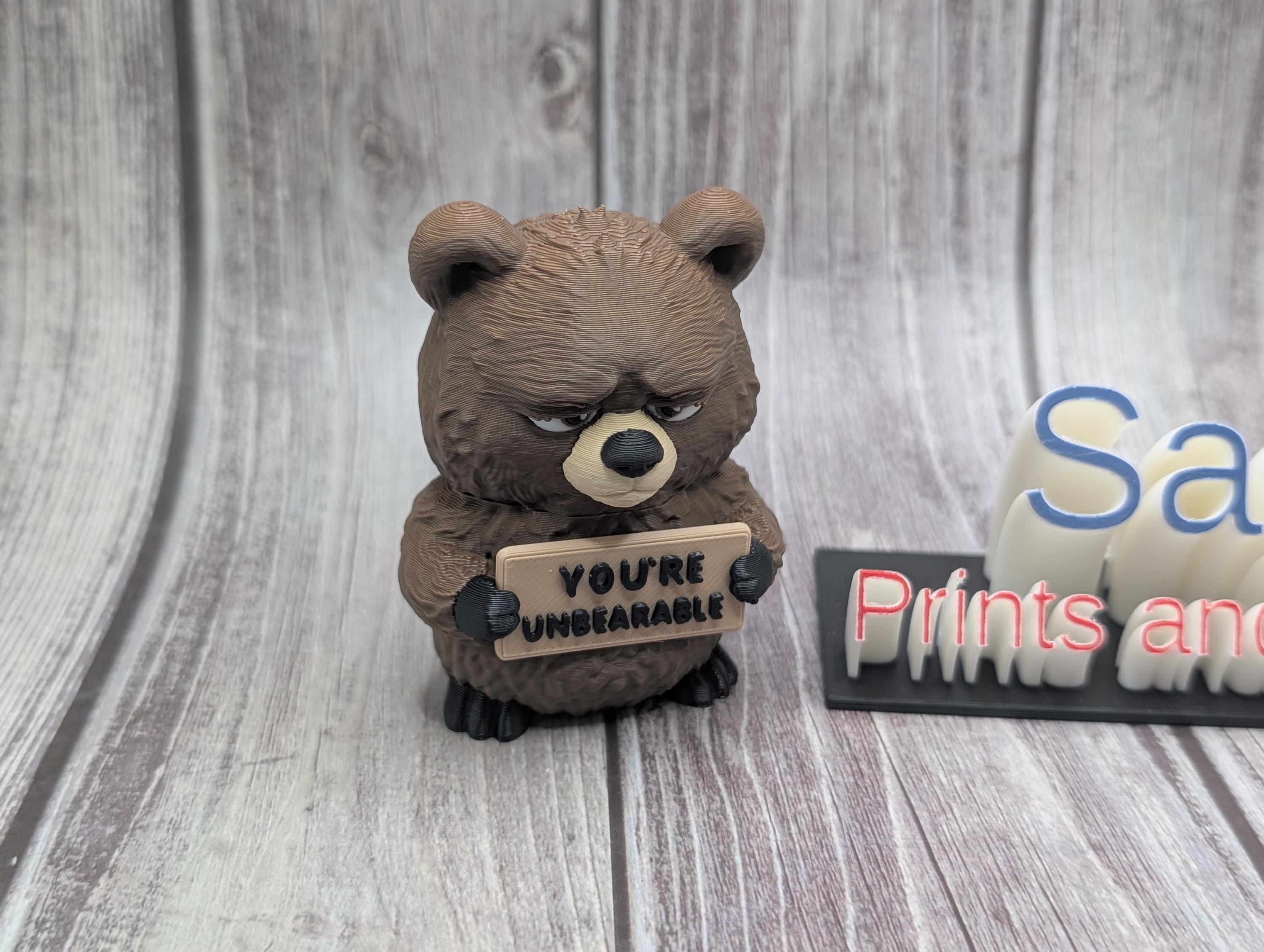 3D Printed Animals with Attitude | Funny Desk or Shelf Decor