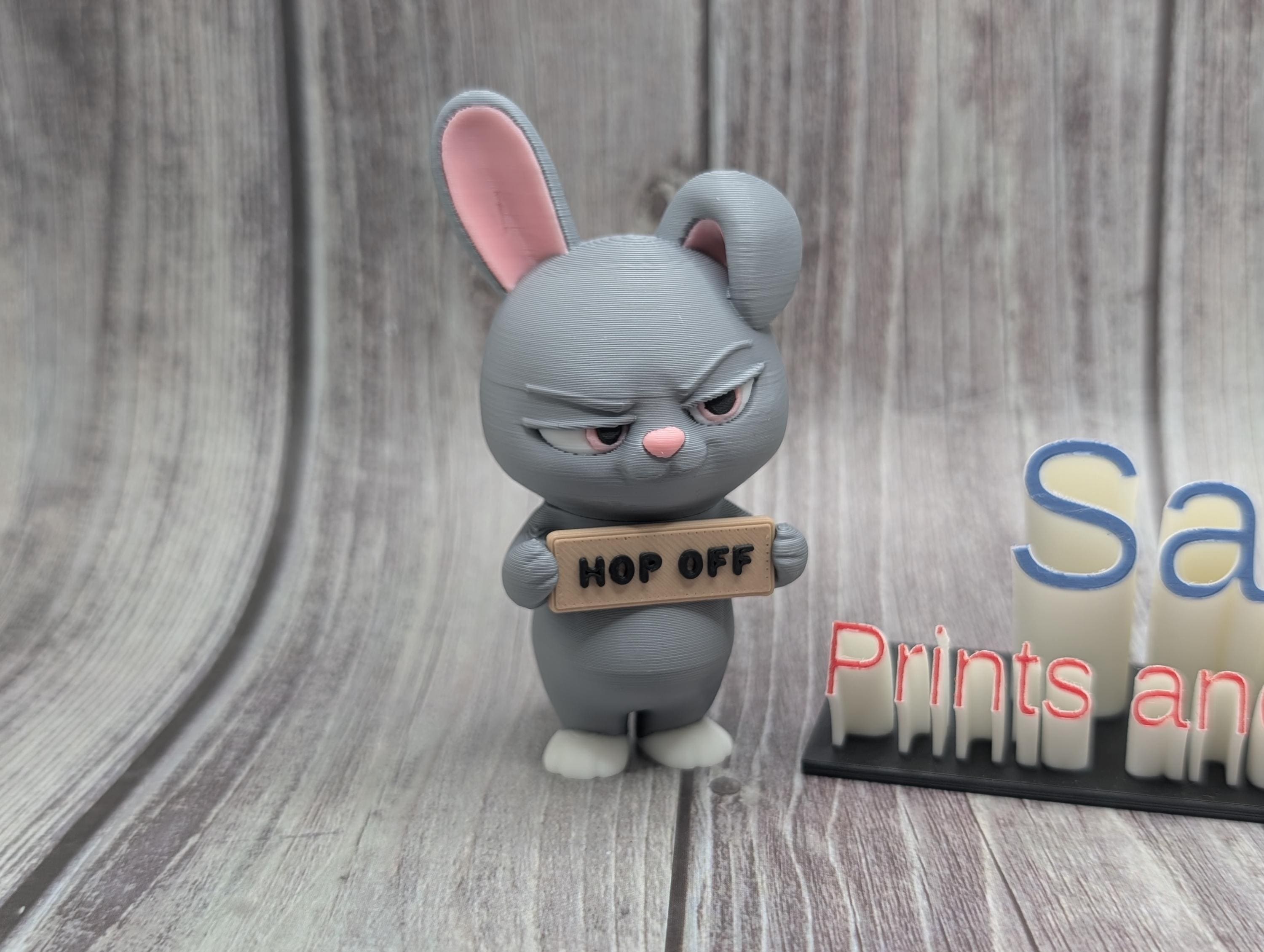3D Printed Animals with Attitude | Funny Desk or Shelf Decor