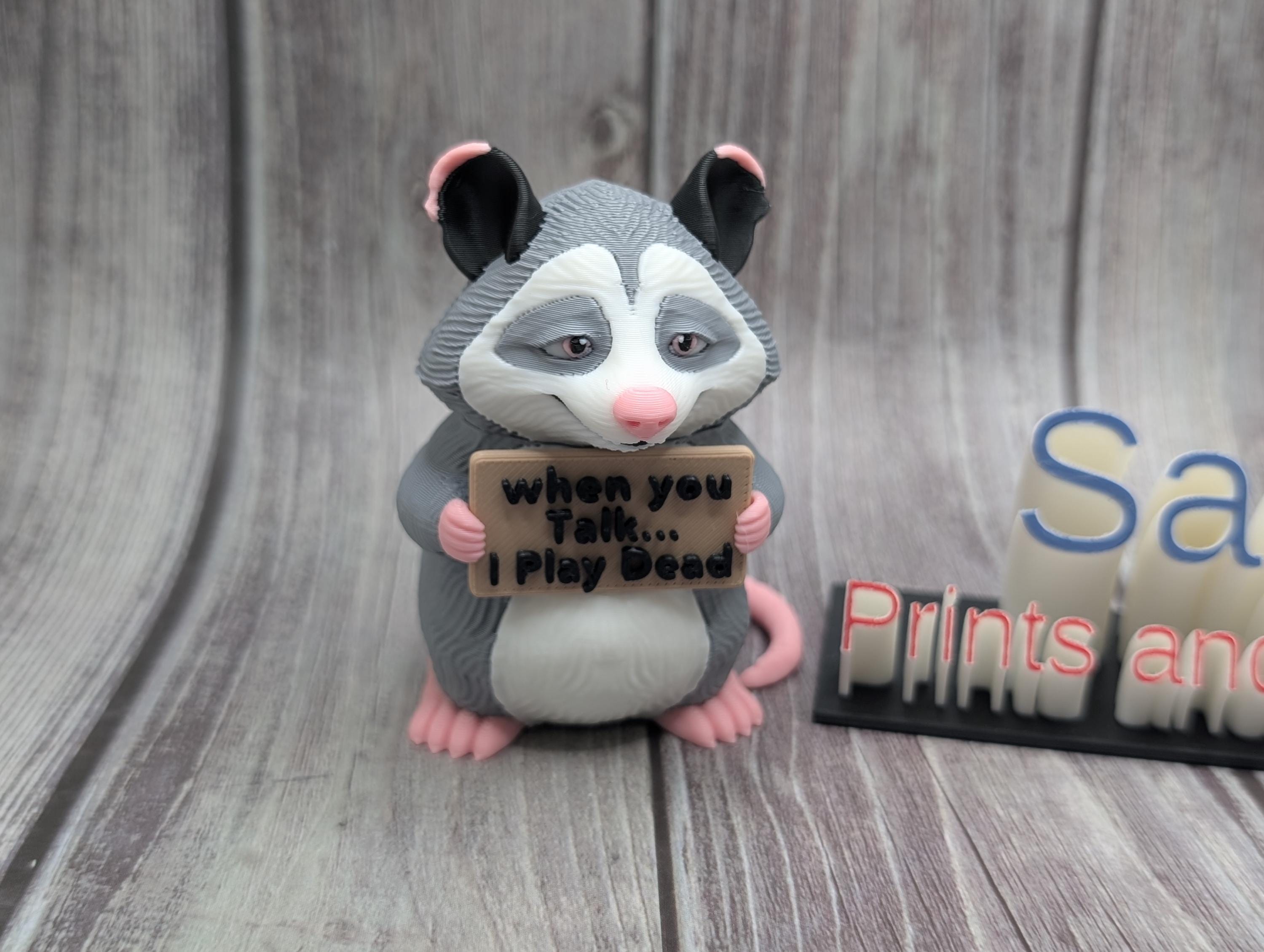 3D Printed Animals with Attitude | Funny Desk or Shelf Decor