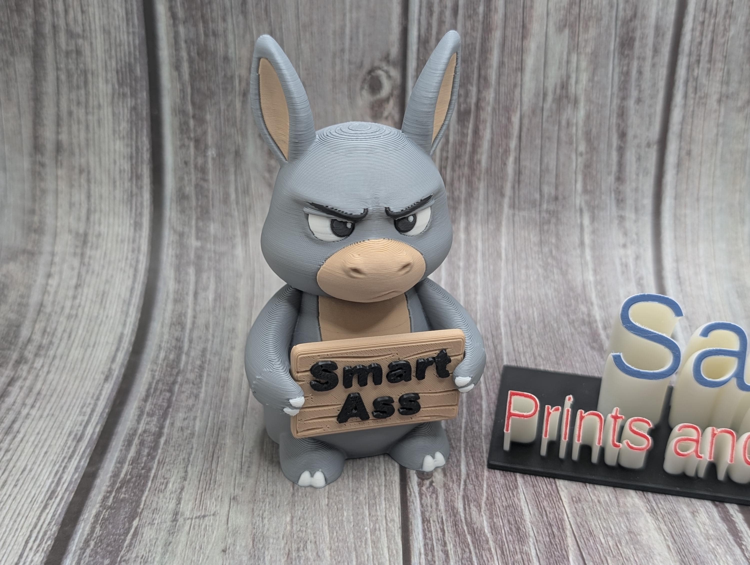 Sassy Donkey 3D Print – Funny Desk Decor Statement Piece