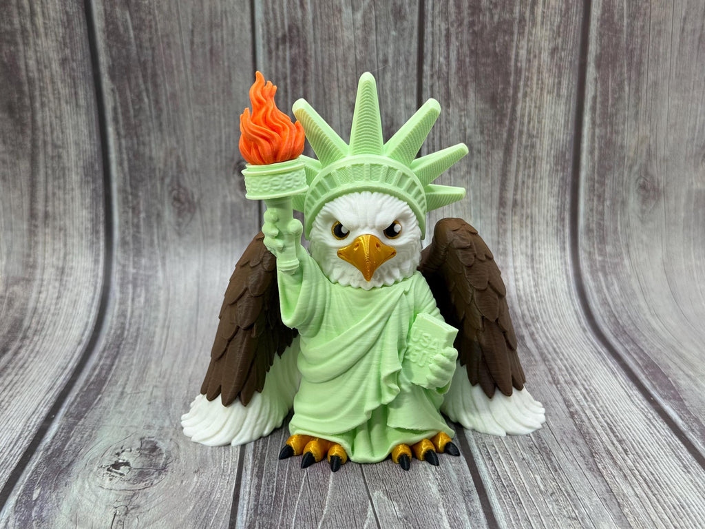 3D Printed Liberty Eagle Freedom Figurine | USA 250th Birthday