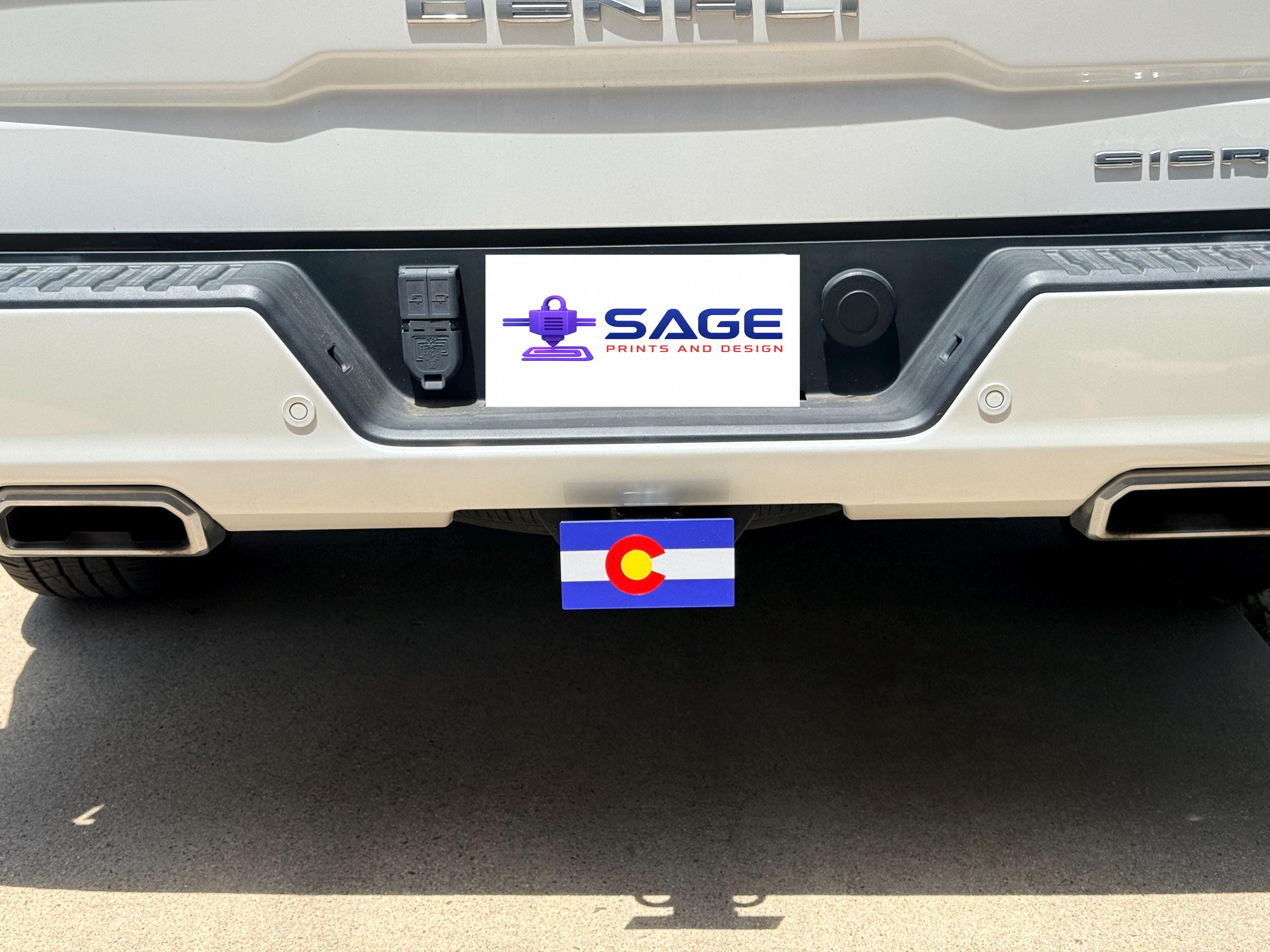 Colorado Trailer Hitch Cover with Pin: Truck & SUV Accessory