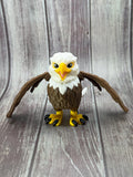 Articulated Bald Eagle – 3D Printed Majestic American Eagle Figure | Patriotic Desk Decor