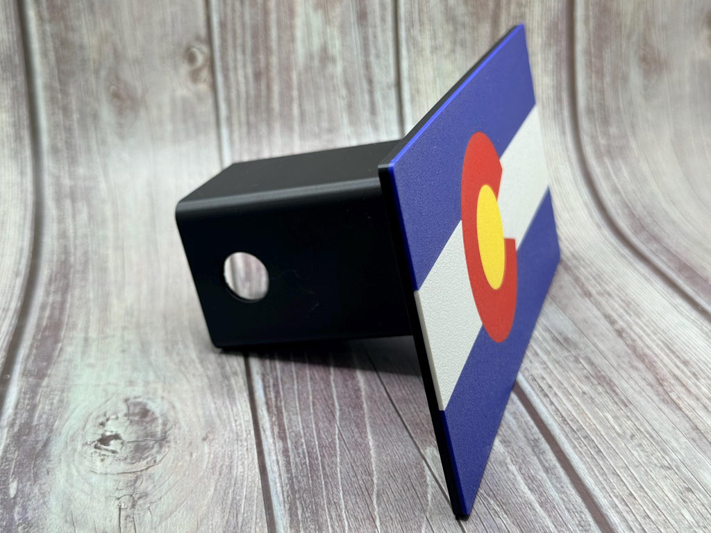 Colorado Trailer Hitch Cover with Pin: Truck & SUV Accessory