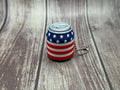 3D Printed Soda Can Clicker Keychain | Patriotic Stars Stripes Fidget Toy